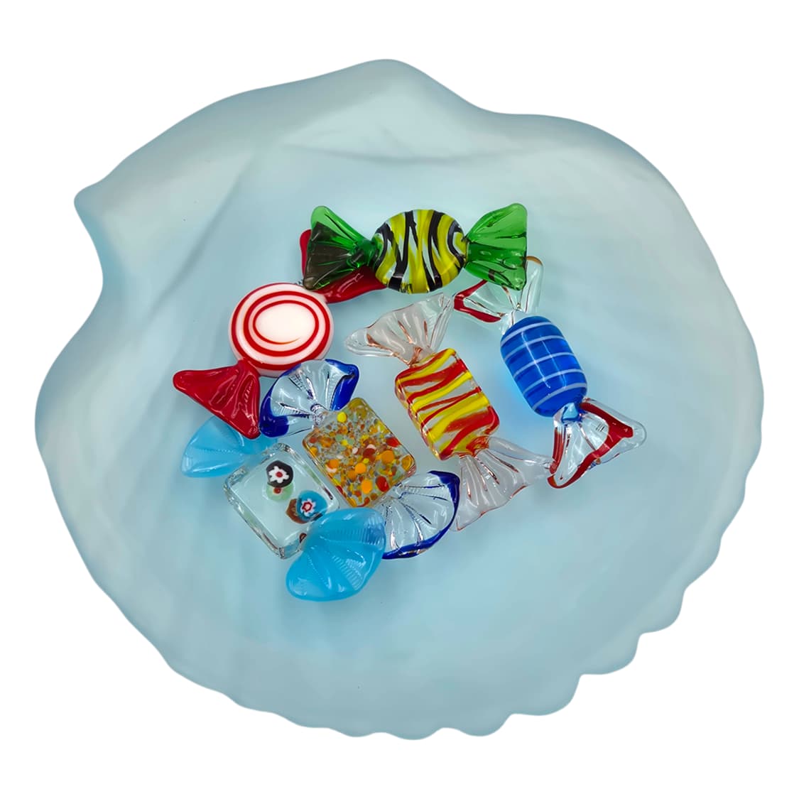 80s 이탈리아 무라노 핸드블로운 빅 캔디 세트 상품이미지4