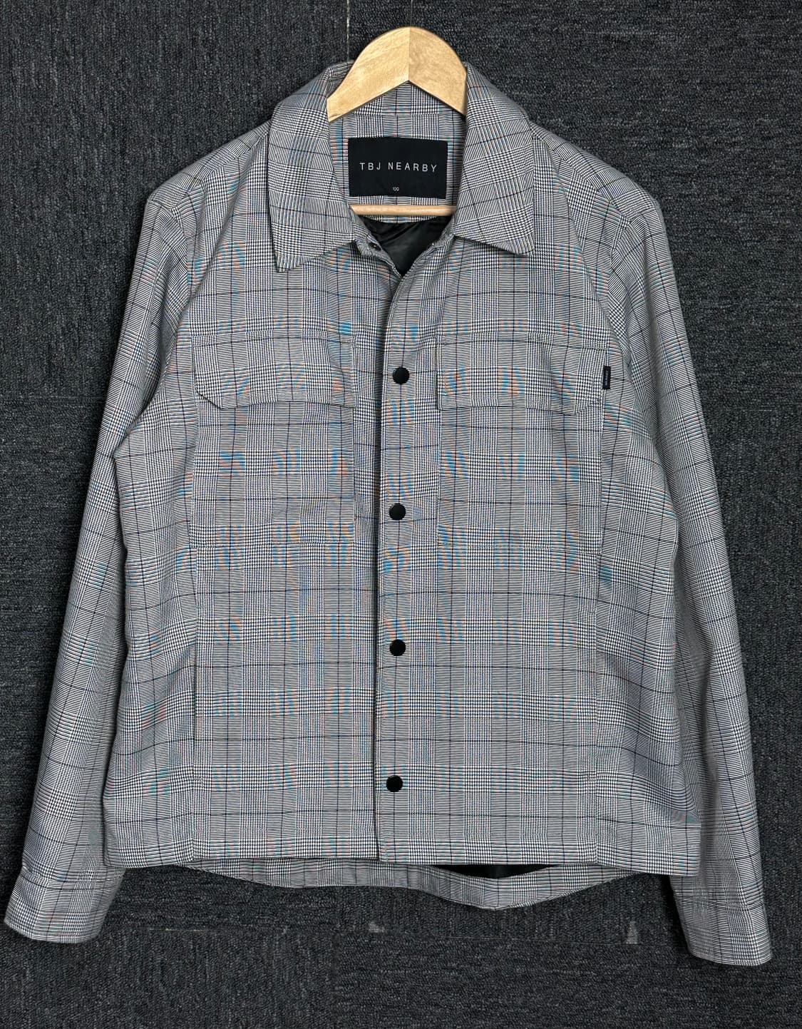TBJ NEARBY 체크 자켓 100 상품이미지1