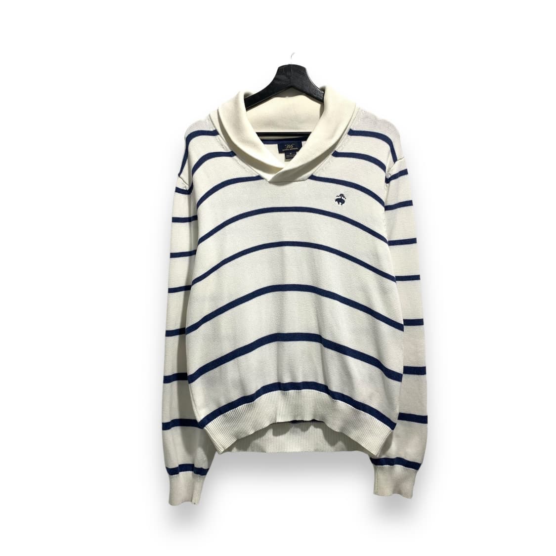 브룩스브라더스 숄카라 스트라이프 니트 상품이미지1