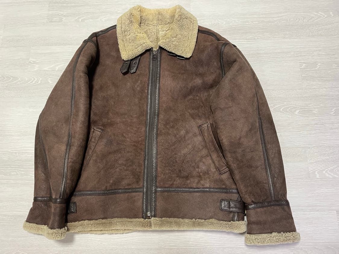 B-3 양가죽 무스탕자켓 XL 상품이미지1