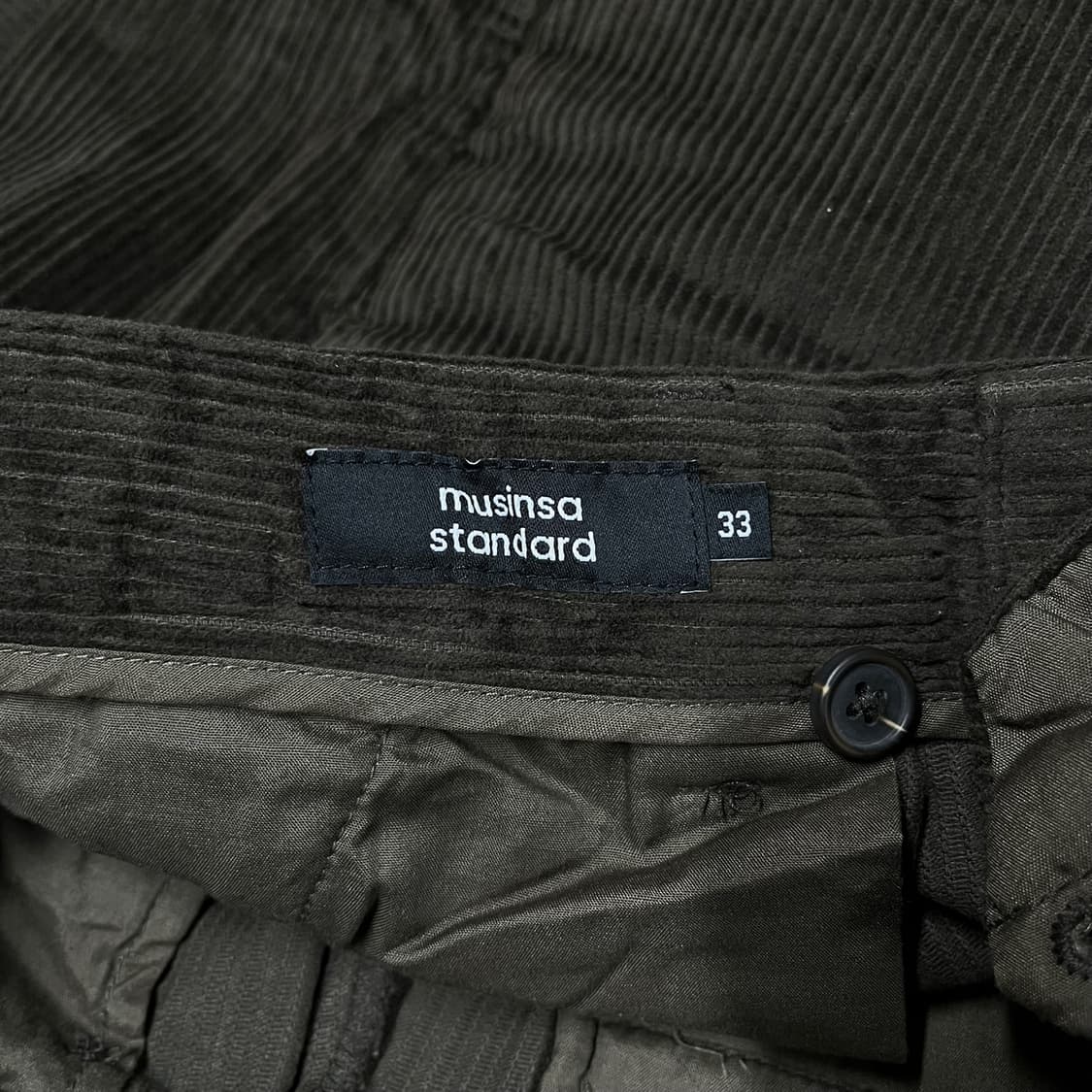 [33] 무신사 스탠다드 코듀로이 와이드 팬츠 바지 상품이미지5