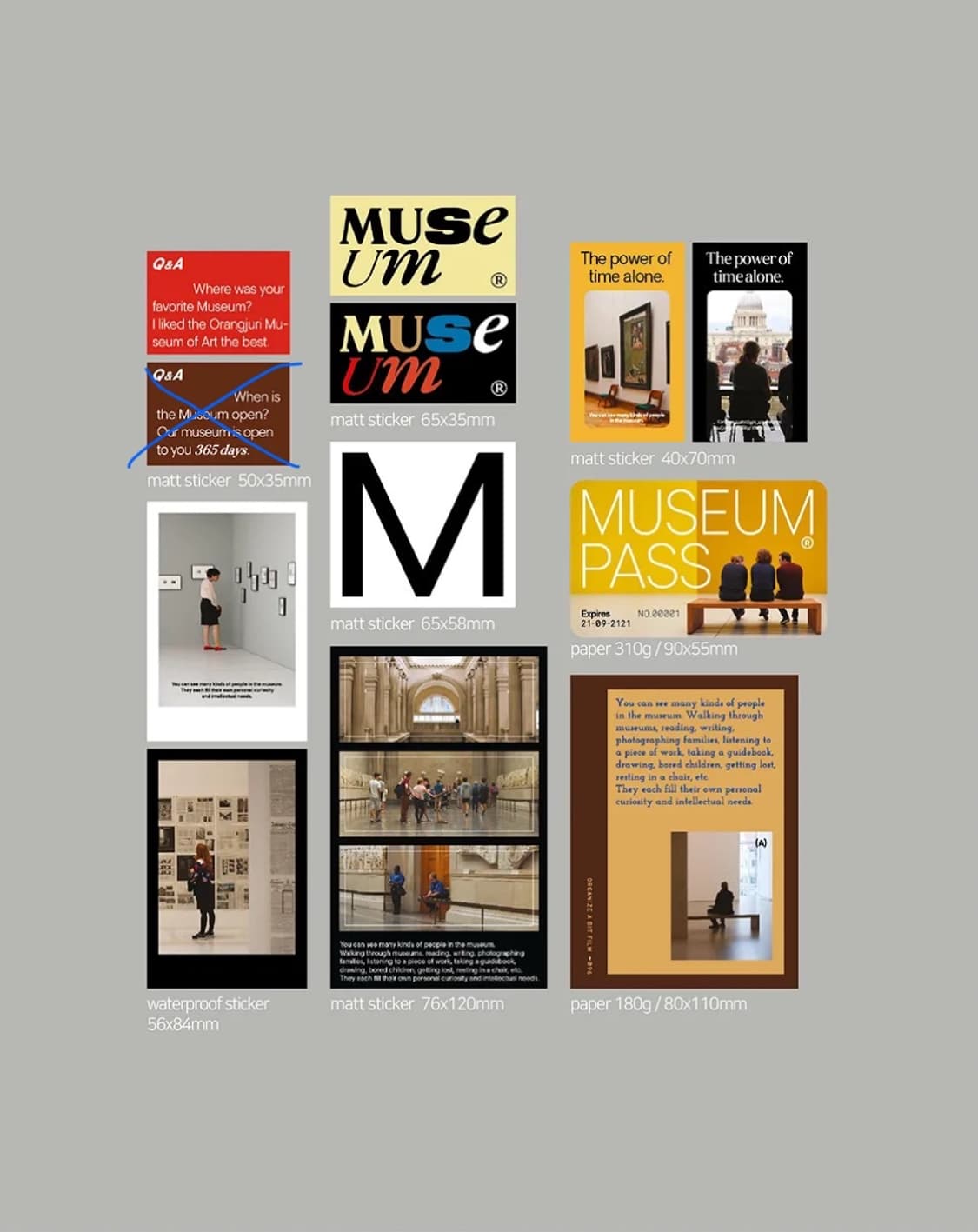 오에이비 스티커팩 Museum Pack 상품이미지4