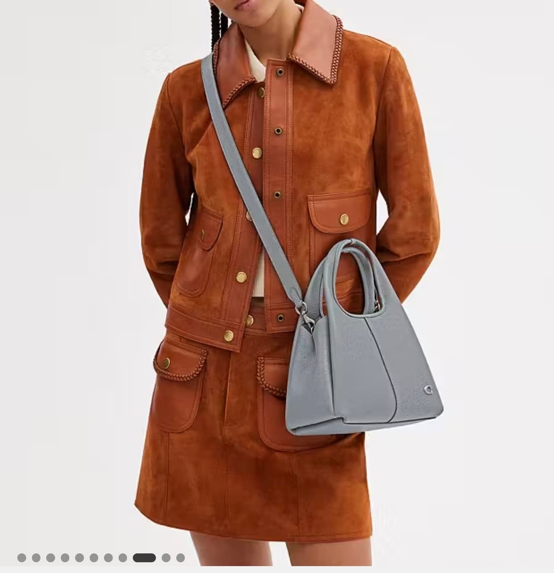 Coach 코치 라나 숄더백 23 Gray blue 상품이미지4