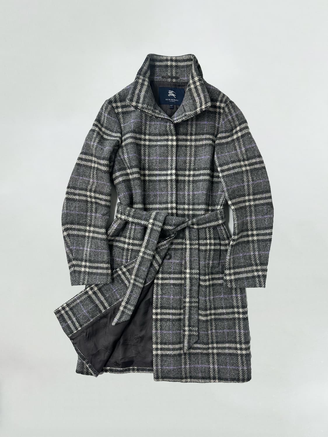버버리 이태리 노바체크 하이넥 코트 상품이미지1