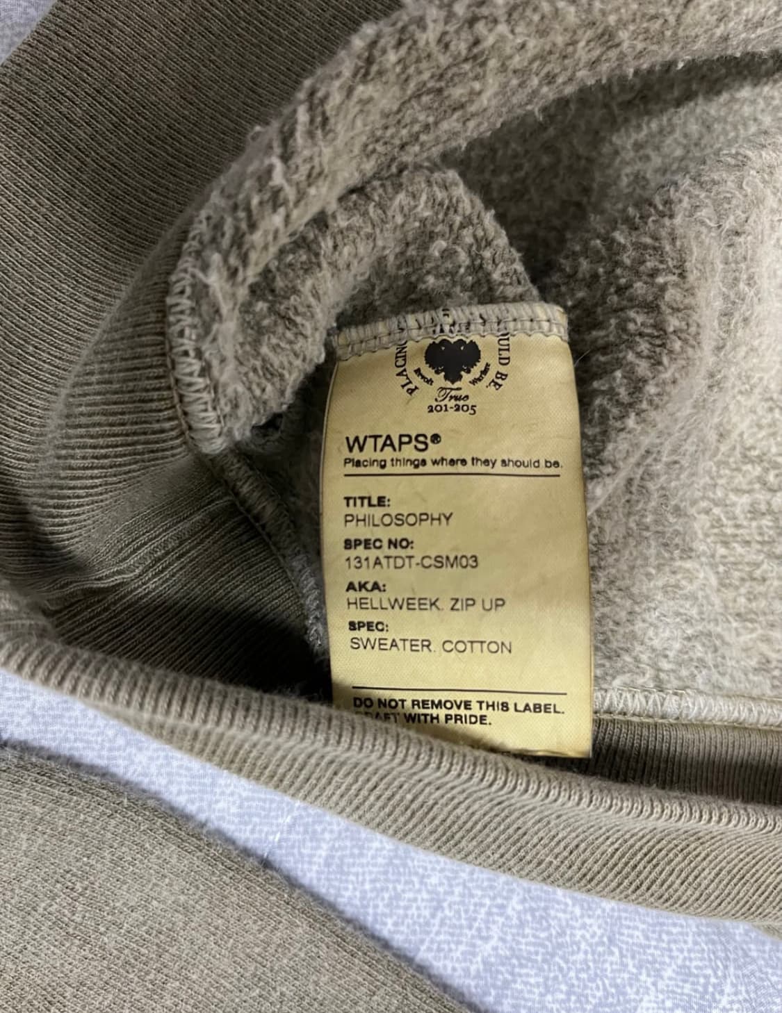 Wtaps 13s/s후드 집업 상품이미지4