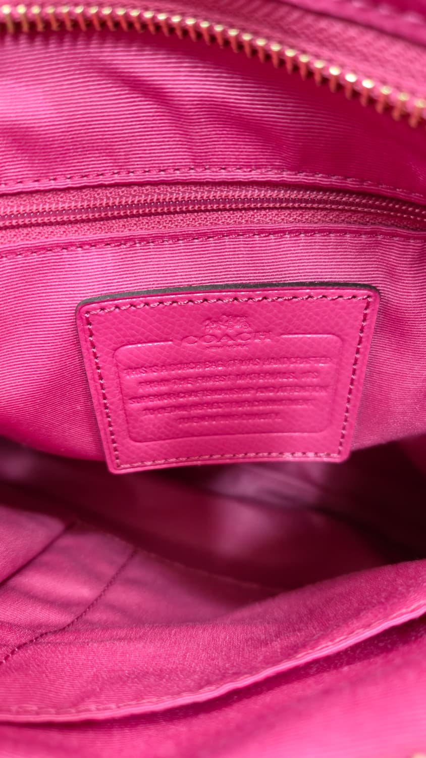 코치 시그니처 크로스백 브라운/핑크 상품이미지8