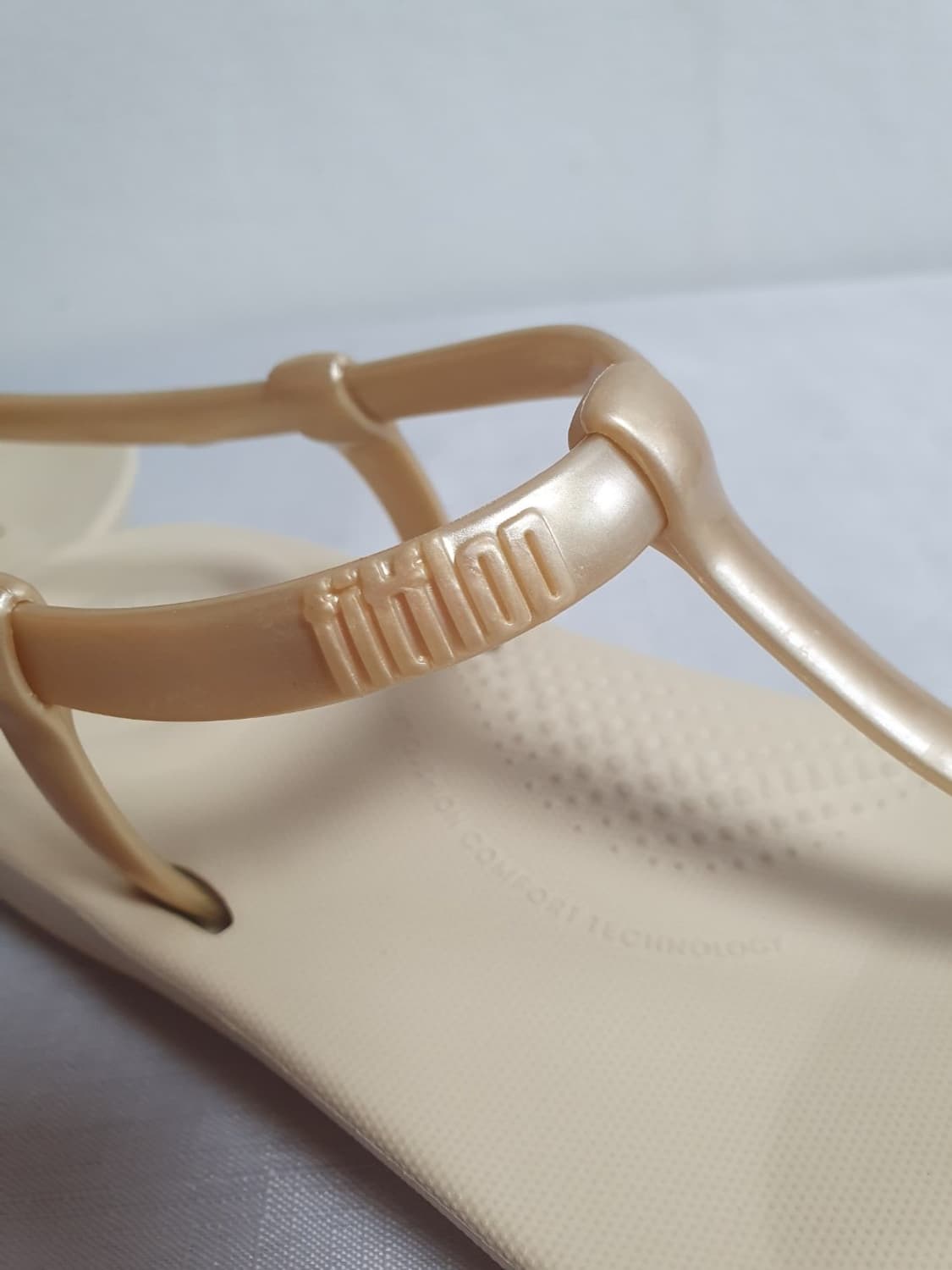 220mm 핏플랍 아이쿠션 스플래쉬 샌들 골드 상품이미지8