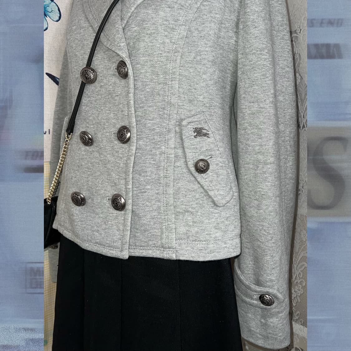 버버리 그레이 자켓 상품이미지5