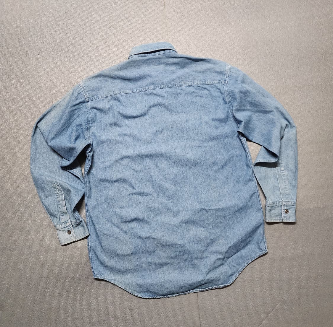 빈티지 미쏘니 스포츠  컬러퍼즐 포켓 데님 셔츠 상품이미지5