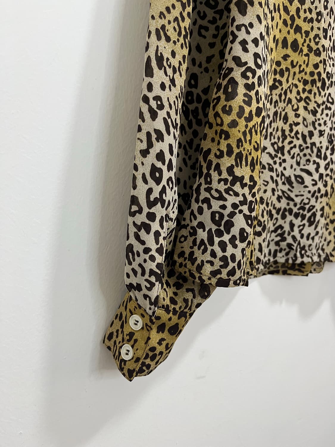 일본 빈티지 갸루 레오파드 셔츠 블라우스 상품이미지5