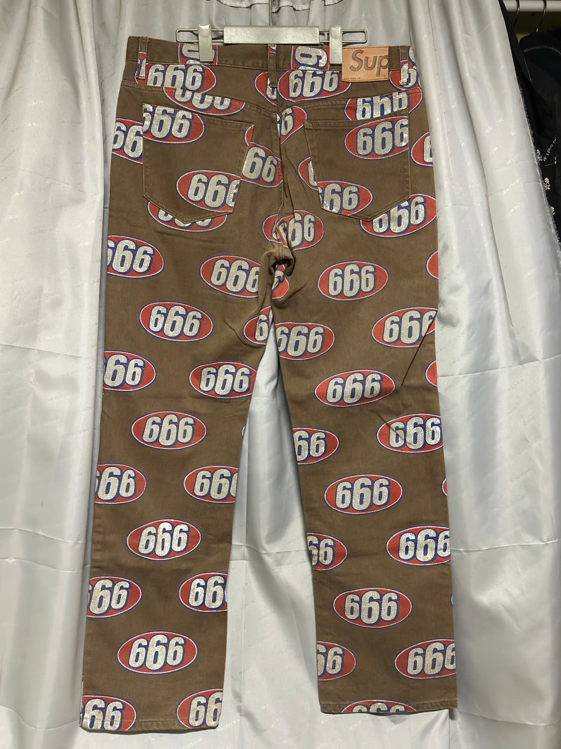 슈프림 666팬츠 브라운 상품이미지2