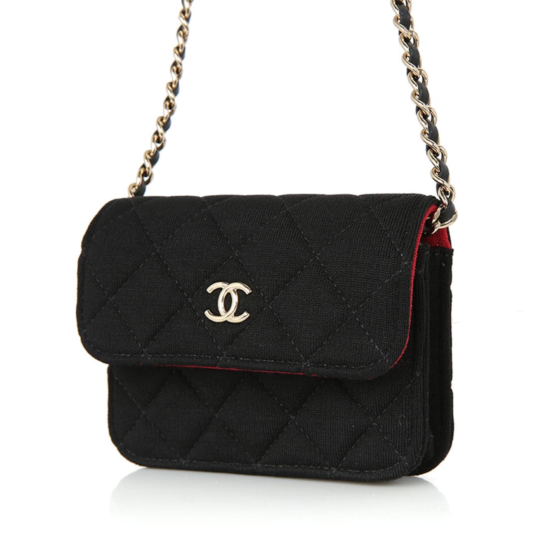 샤넬 VIP 사은품 미니크로스 울 저지 블랙 체인백 CD0104 상품이미지2