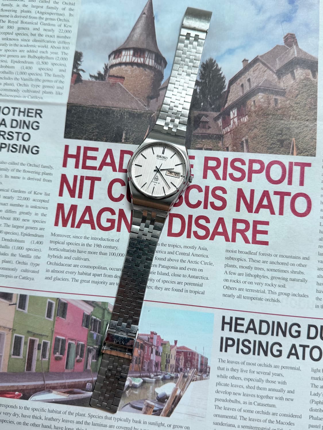 Seiko 세이코 쿼츠 TYPE II 데이 데이트 상품이미지2