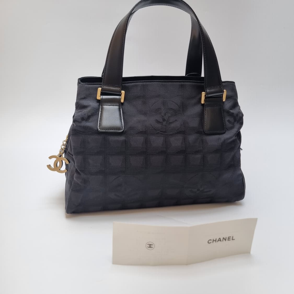 샤넬 CHANEL 뉴트래블라인 코코마크 자카드 토트백 (전시급, 핸드백) 상품이미지3