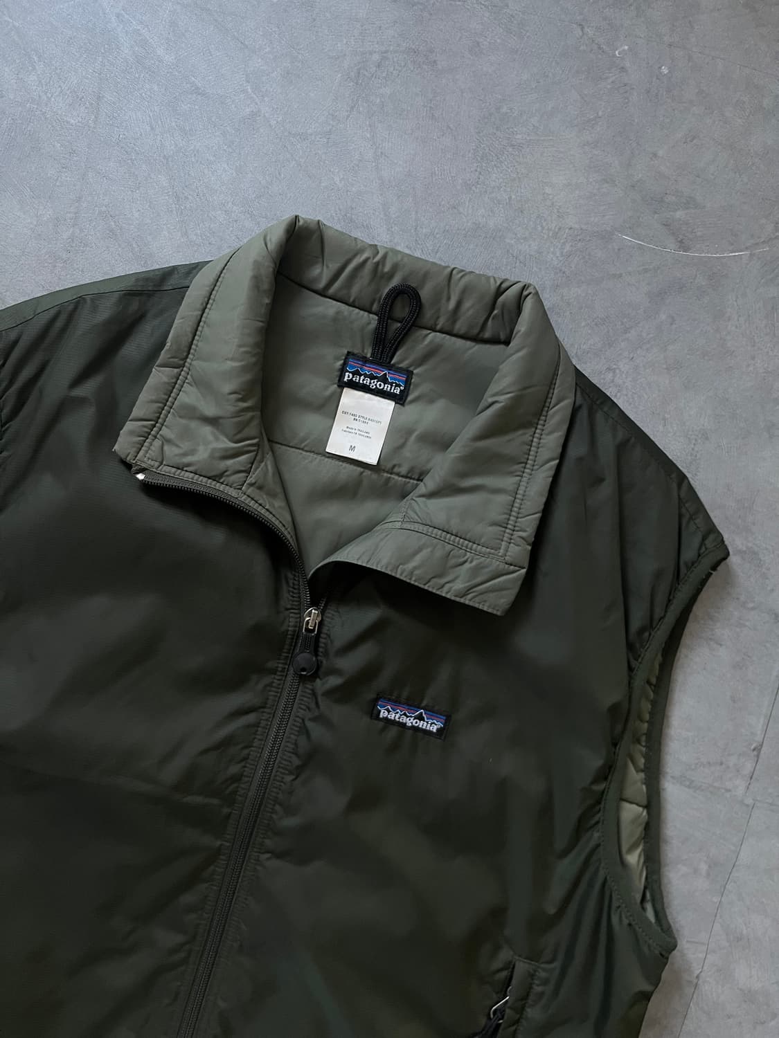 Patagonia 파타고니아 00s 퍼프볼 카키 베스트 상품이미지3