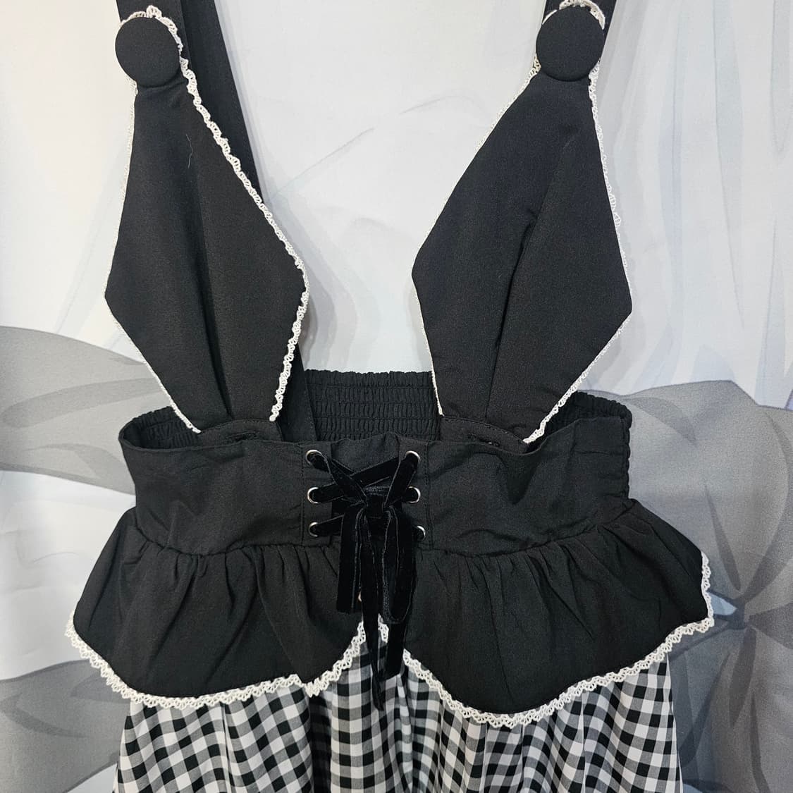 쿠로미 멜빵 원피스  상품이미지2