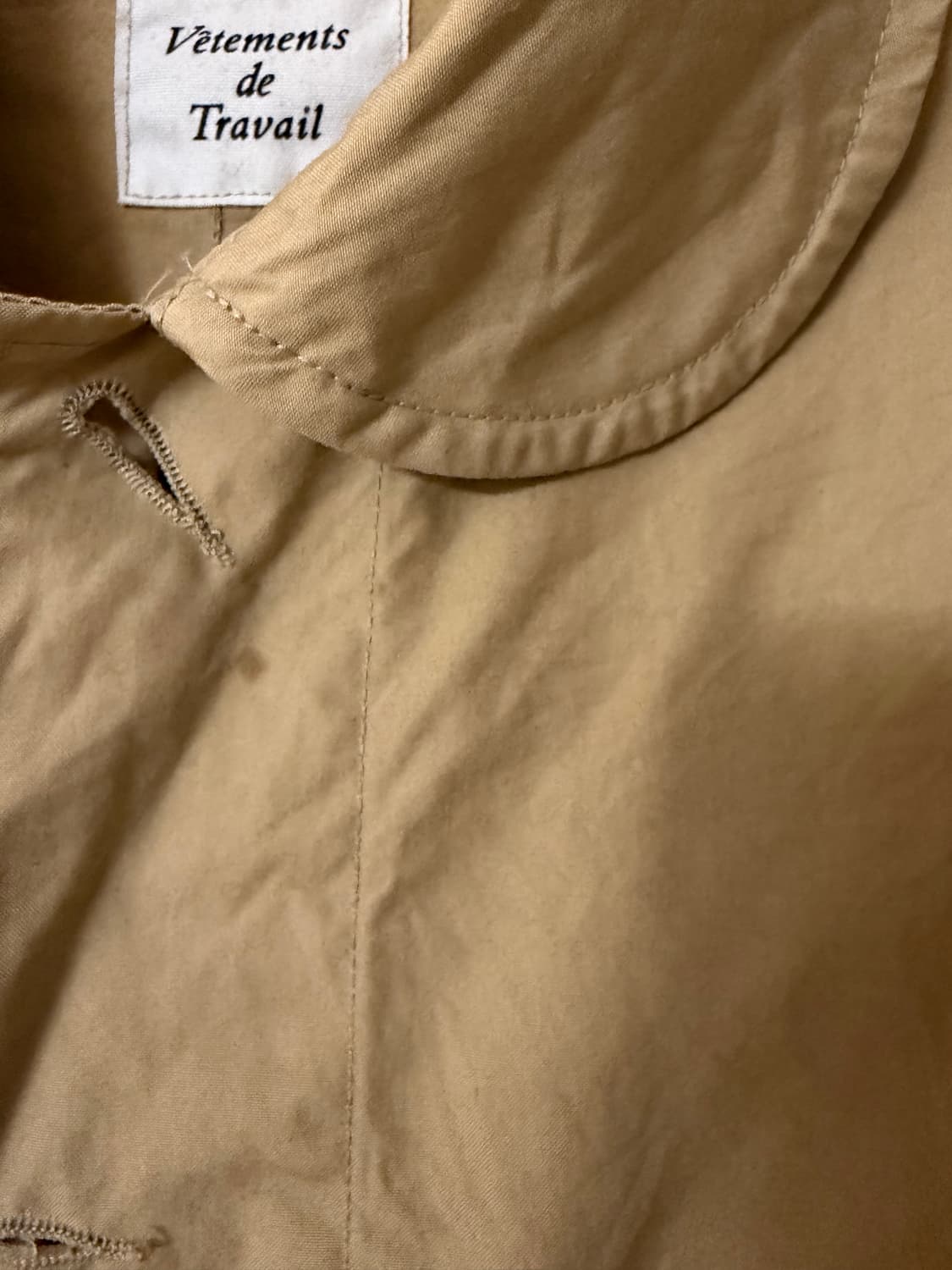 단톤 라운드칼라 워크자켓 상품이미지3