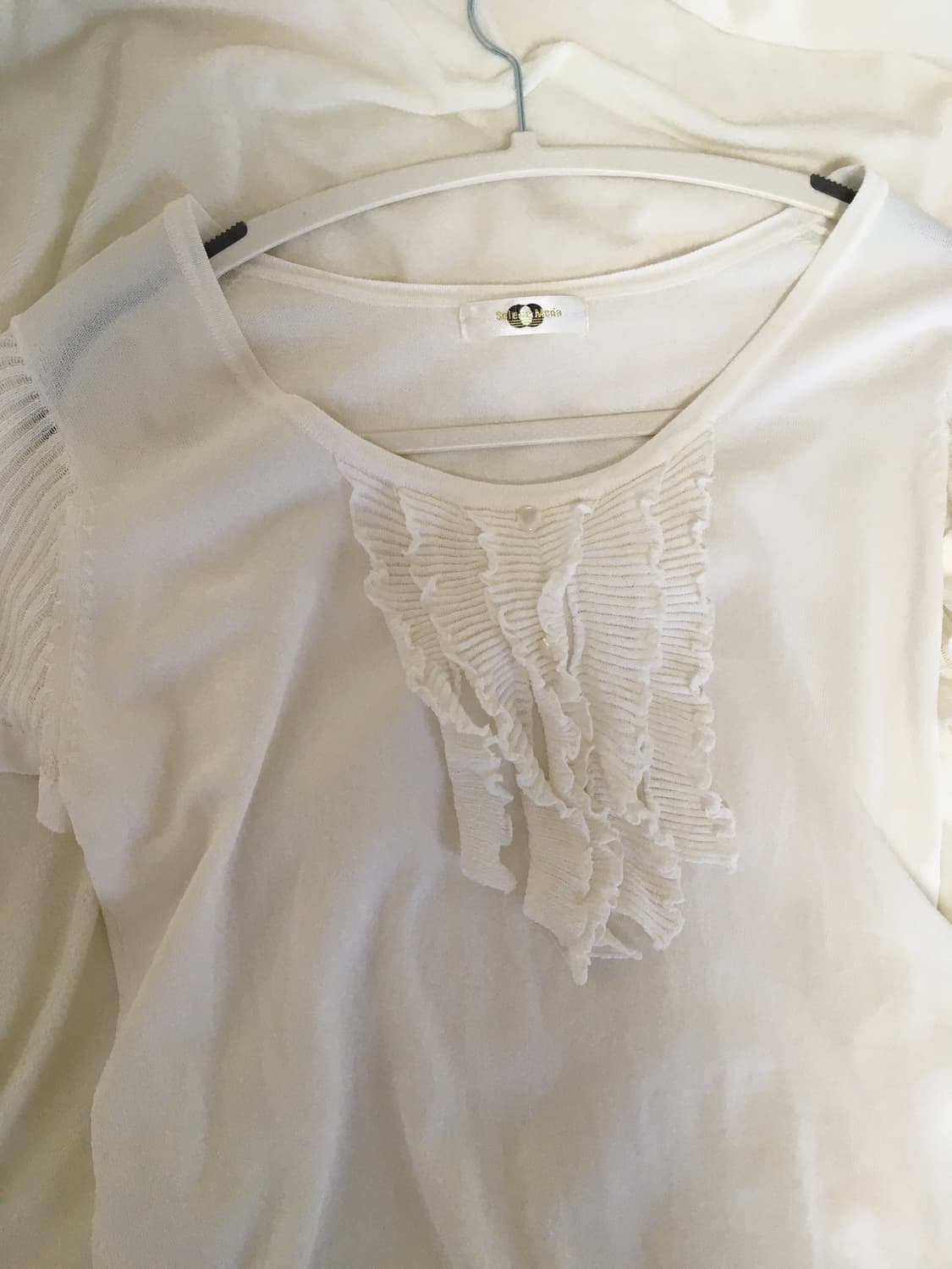 (vtg) 일본빈티지 모리걸 레이스 반팔니트 상품이미지3