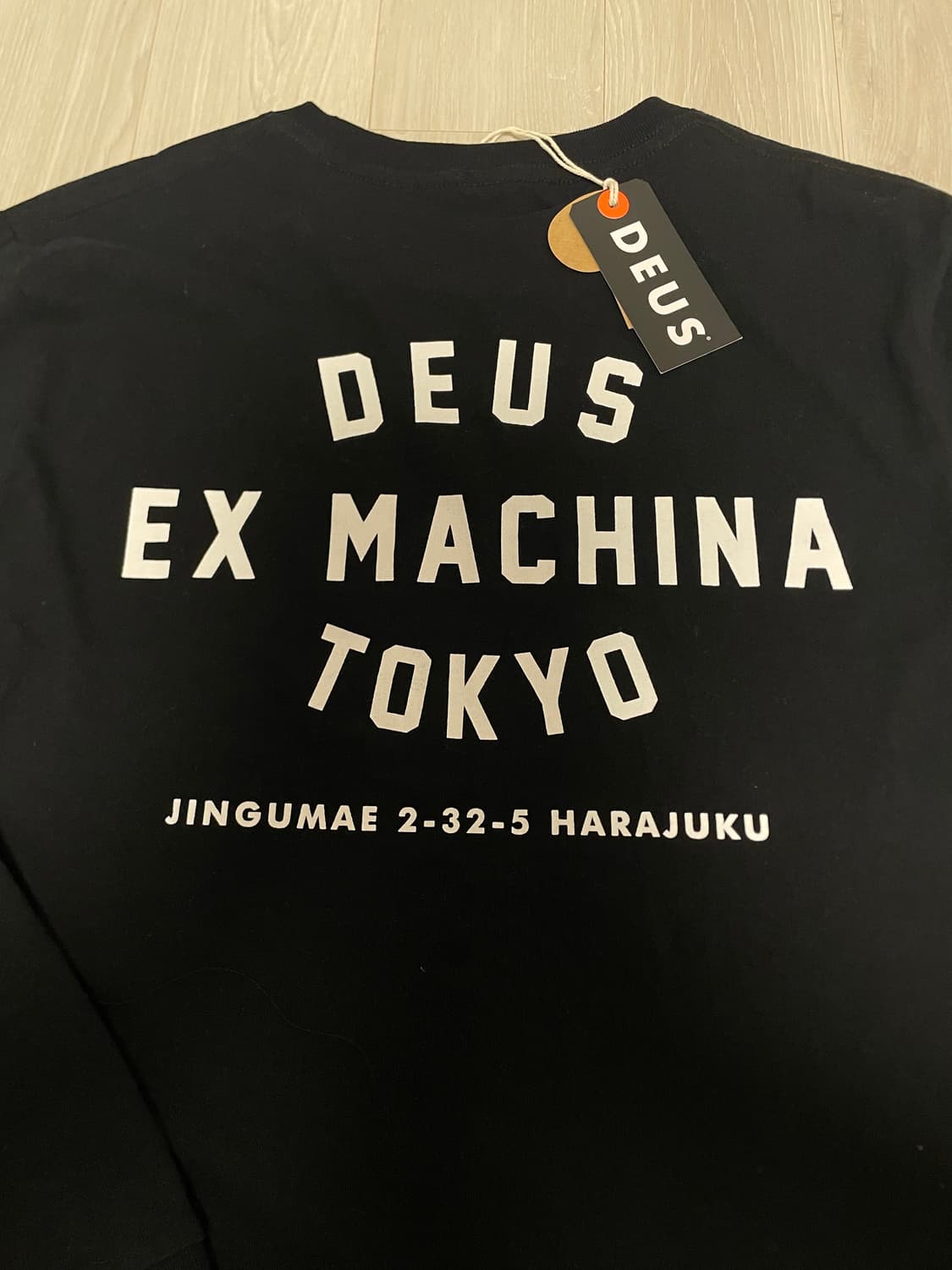 데우스 마키나 롱슬리브 블랙 새상품 상품이미지4