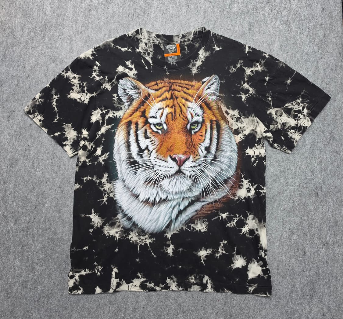 Rock Eagle 락이글 타이다이 타이거 프린팅 반팔티 XL 상품이미지1