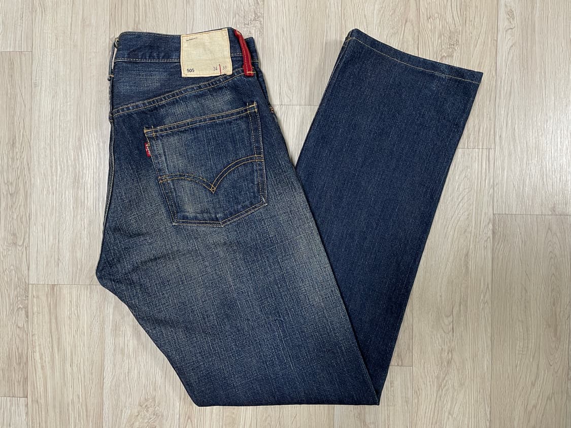 32) 00's 리바이스 레드룹 505 오일 워싱진(RRL&LVC&폴로 상품이미지1