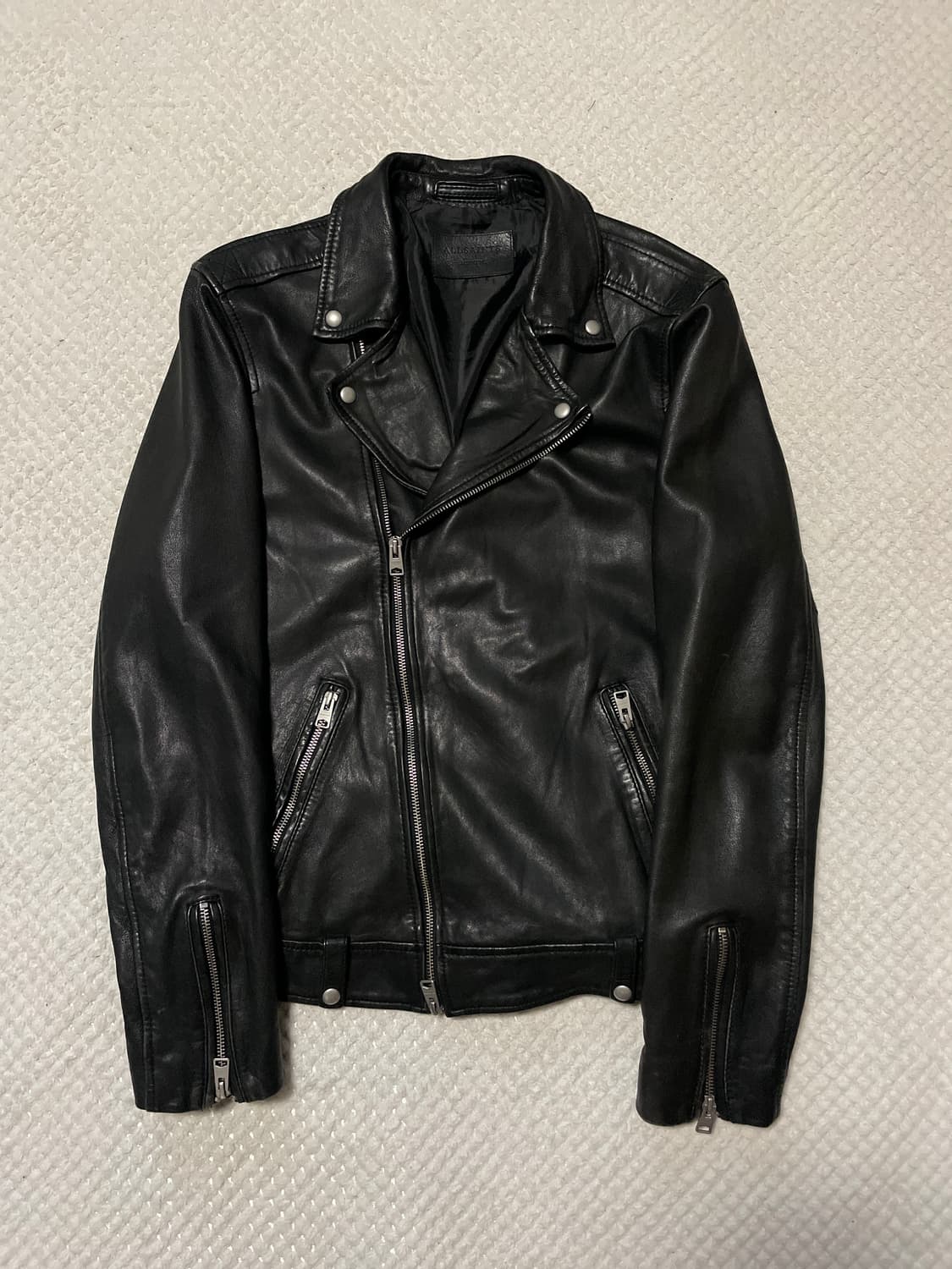 ALL SAINTS 올 세인츠 웨스턴 무드 양가죽 로미 바이커 레더  상품이미지1