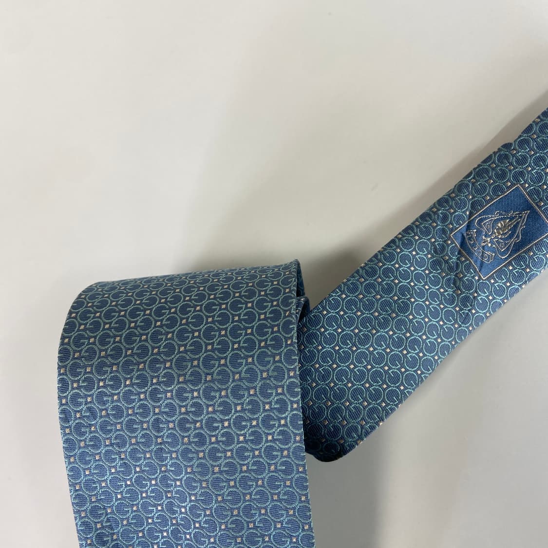 구찌(GUCCI)  G모노그램  명품 정품 넥타이 8.2cm 상품이미지5