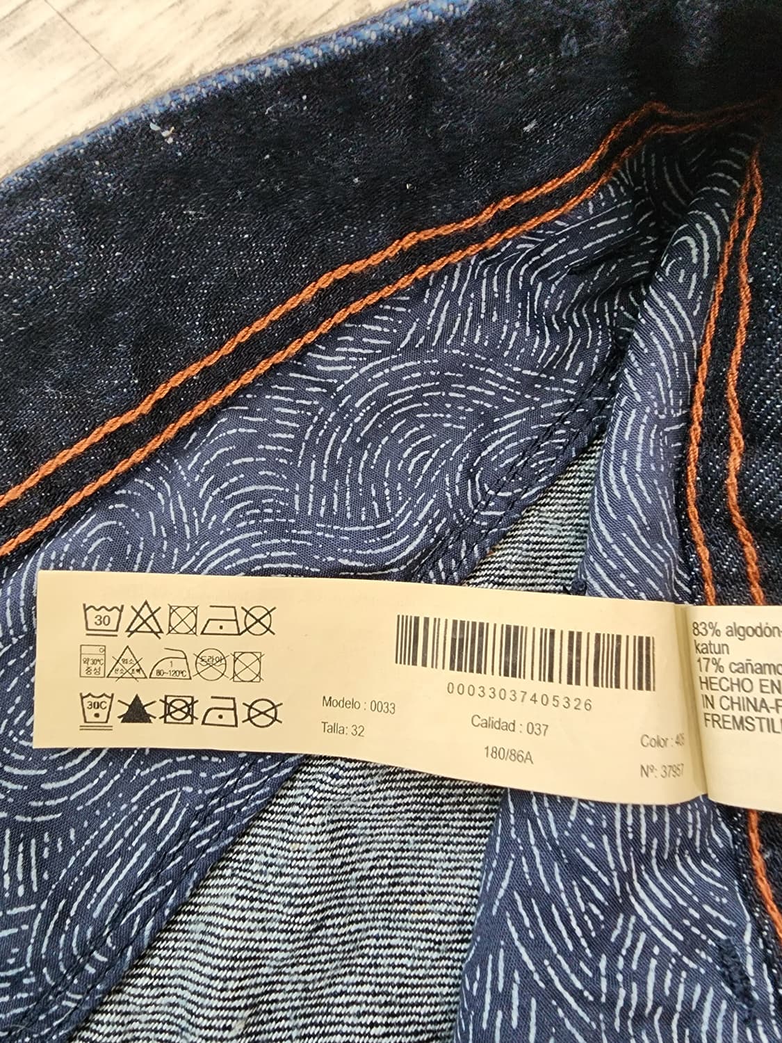 (새상품) 마시모두띠 셀비지 데님 팜. 31~32인치 상품이미지9