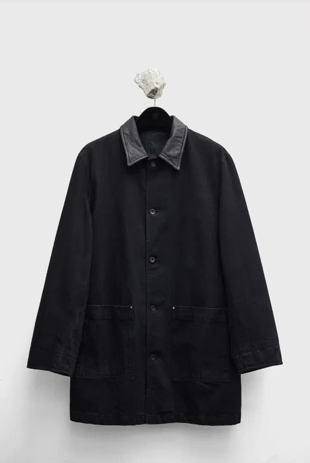 유스 레더 카라 데님 자켓 m 사이즈 L로 교환합니다!! 상품이미지1