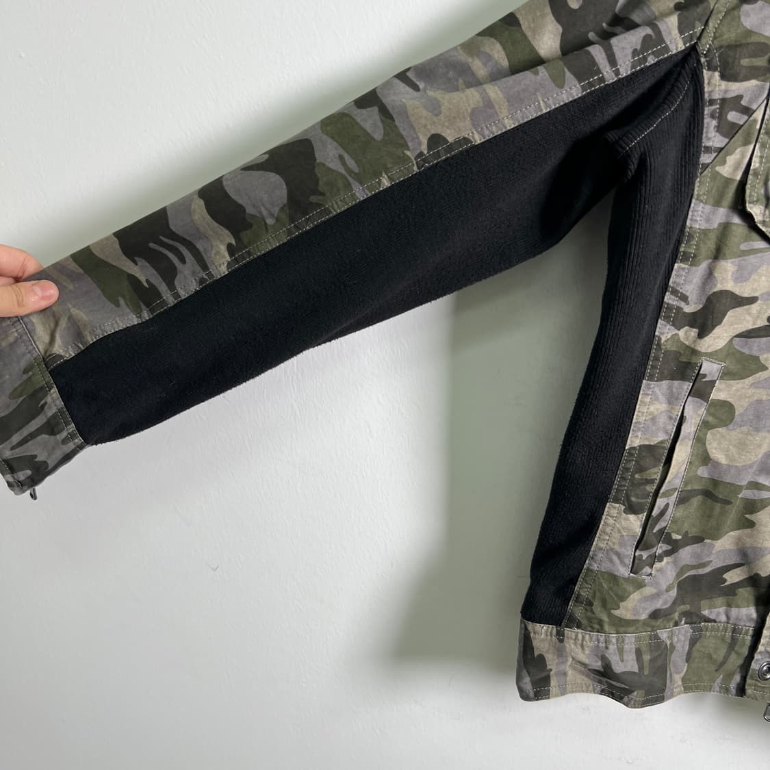 JPN VTG 빈티지 카모플라쥬 밀리터리 자켓 XL 상품이미지6