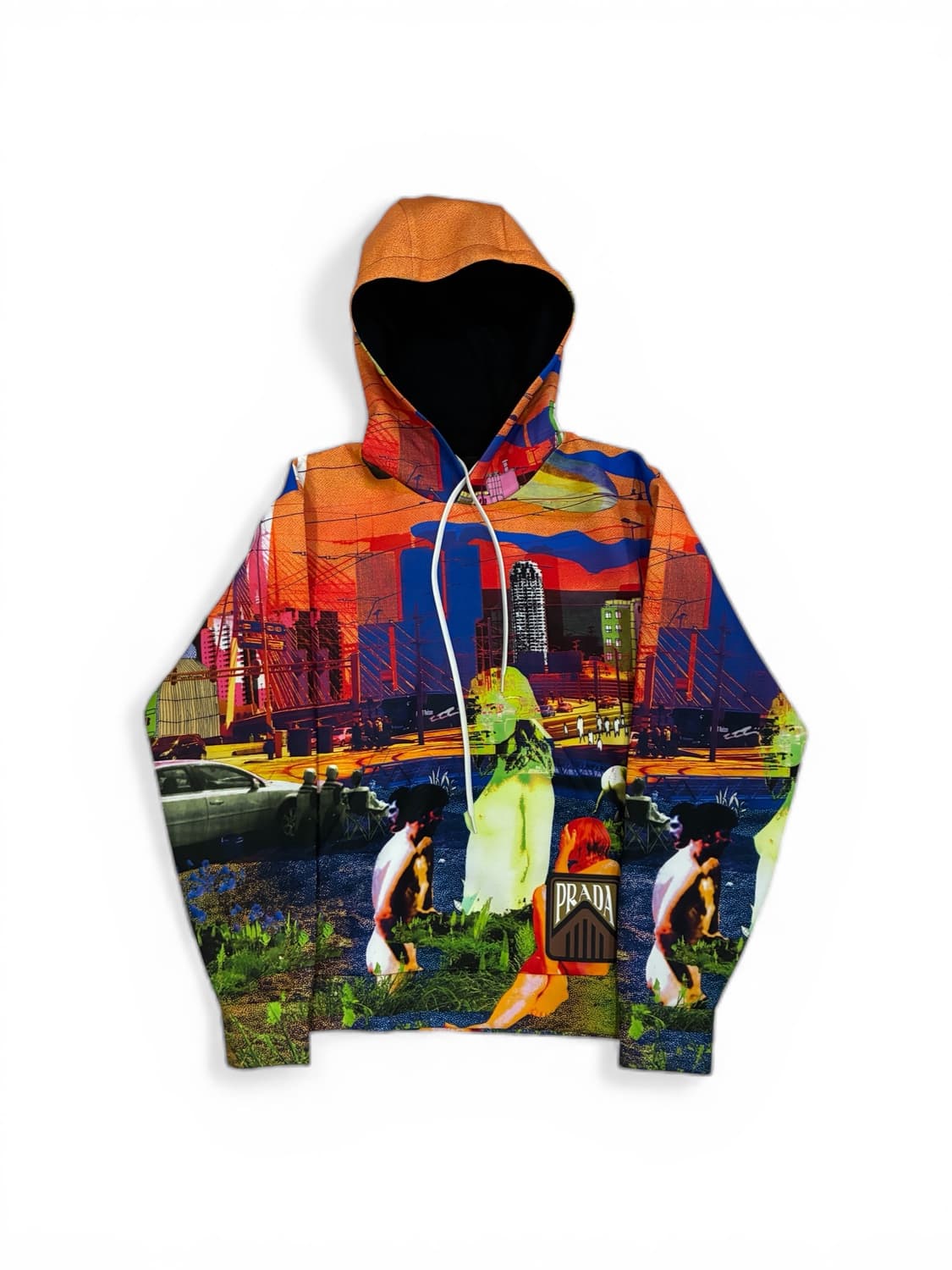 ss19 프라다 사이키델릭 후드티 상품이미지1