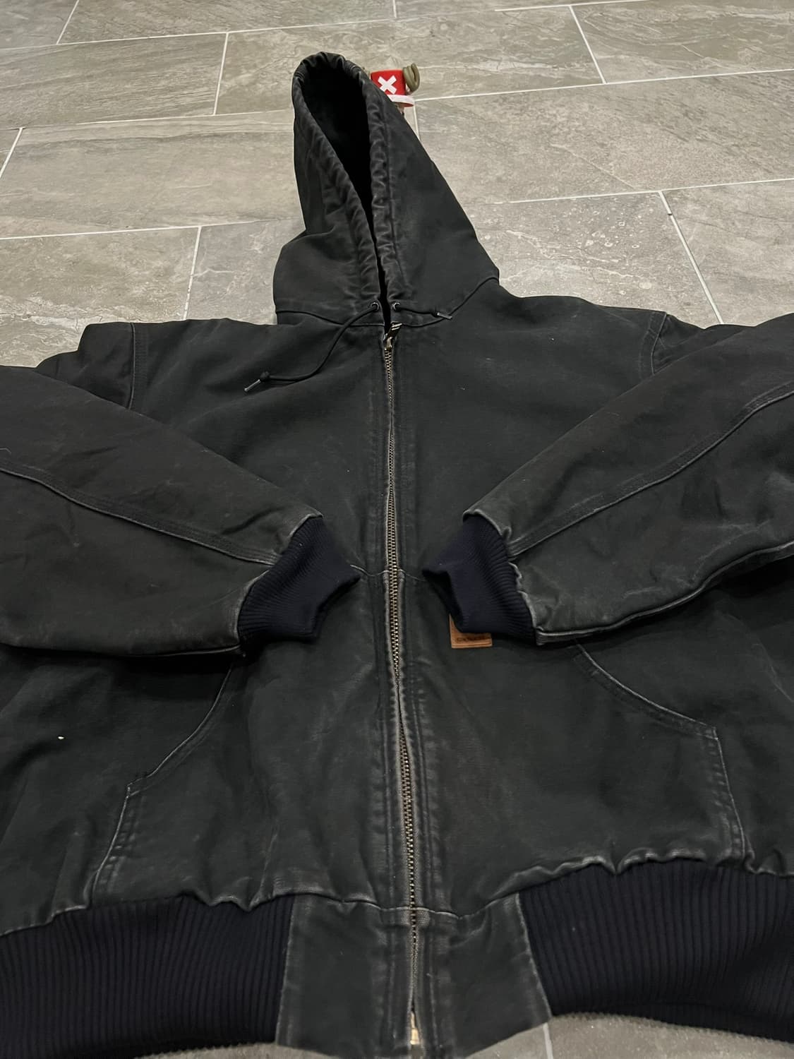 (XL) 칼하트 덕 액티브 후드자켓 J130 BLK 블랙 상품이미지7