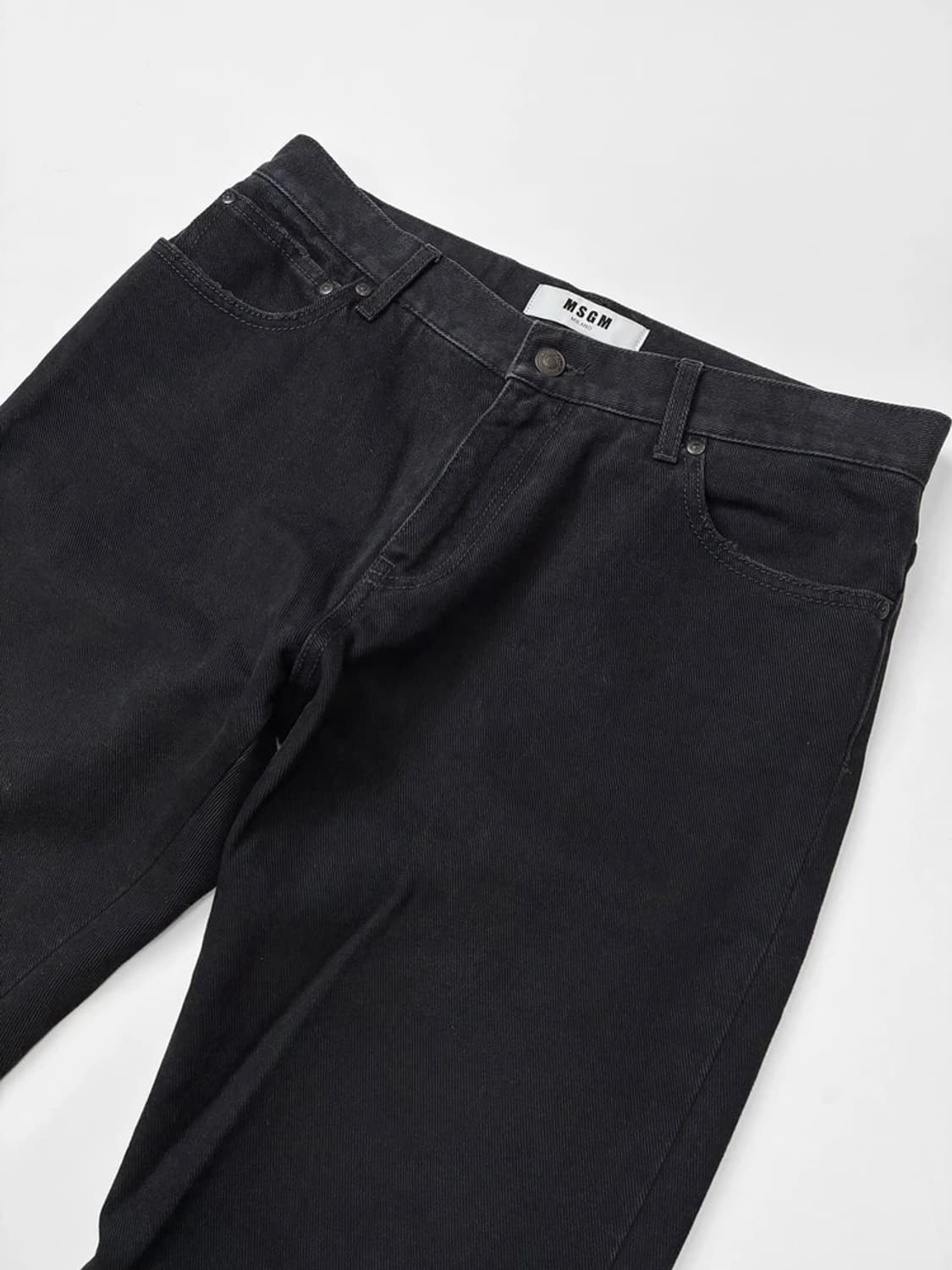 MSGM 17FW 프린트 로고 스트레이트 데님 팬츠 PN5680 상품이미지6