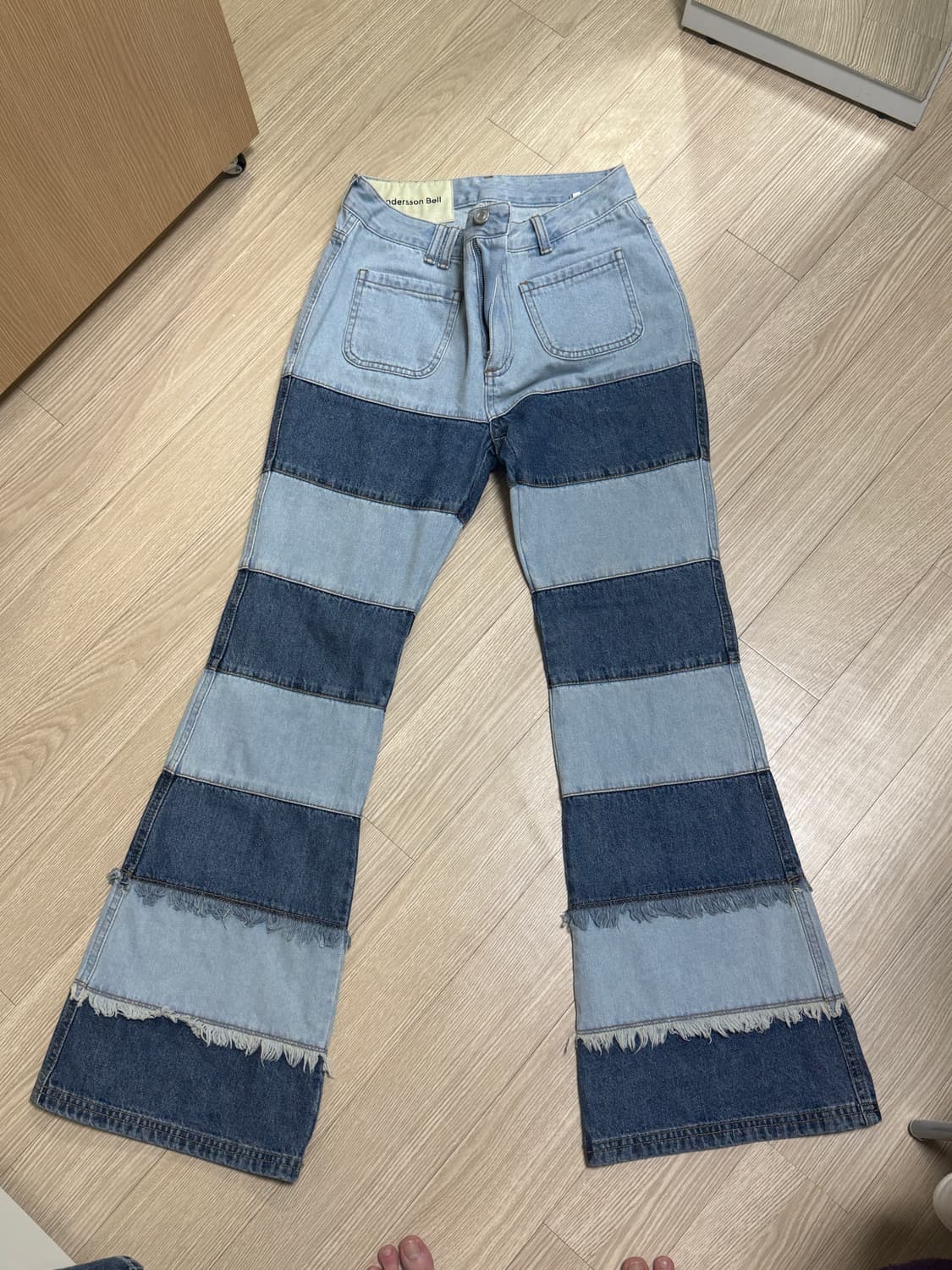 앤더슨벨 andersson bell 패치워크 데님 팬츠 상품이미지7