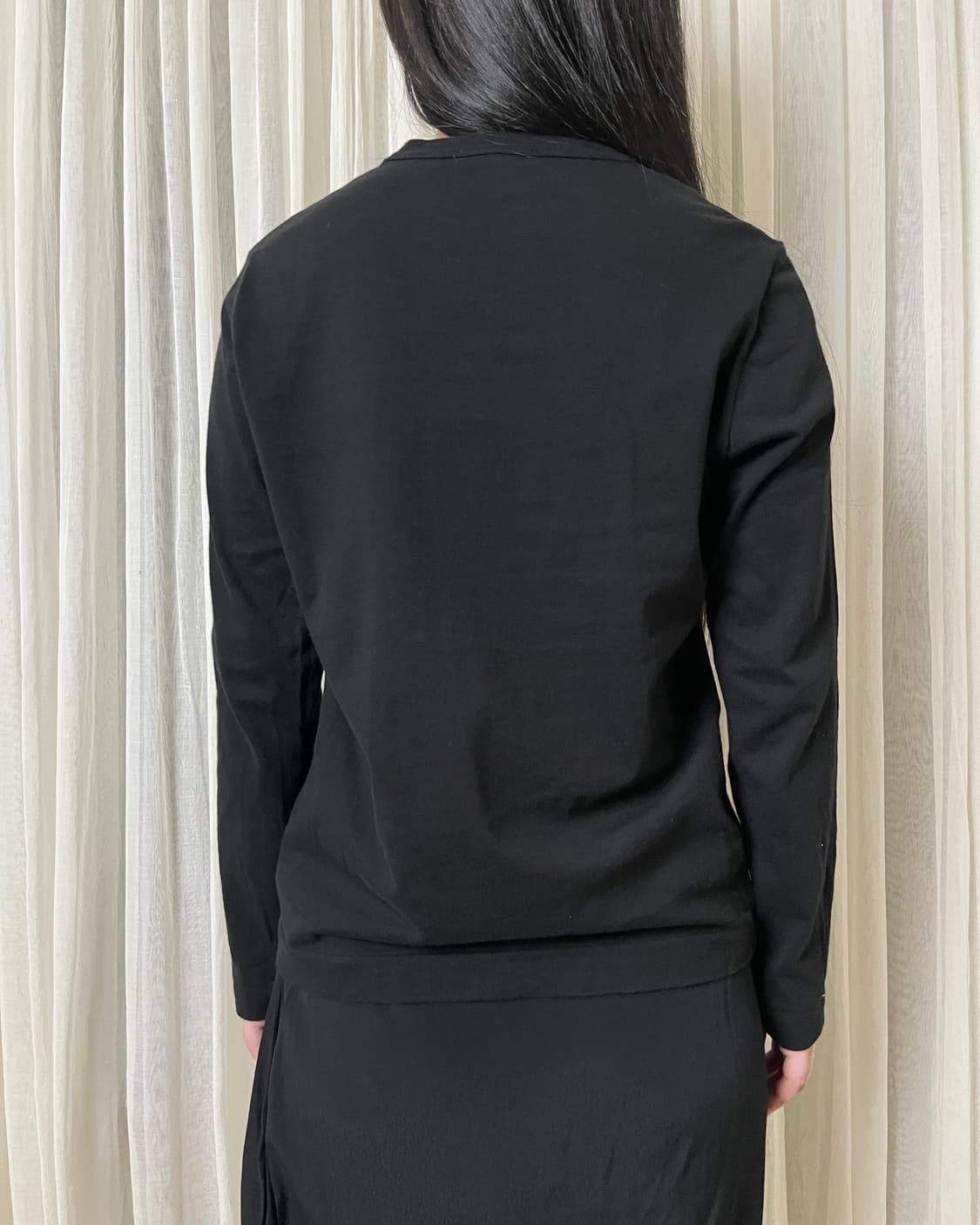 꼼데가르송 스팽글 플라워 롱슬리브 티셔츠 comme des garcons 상품이미지2