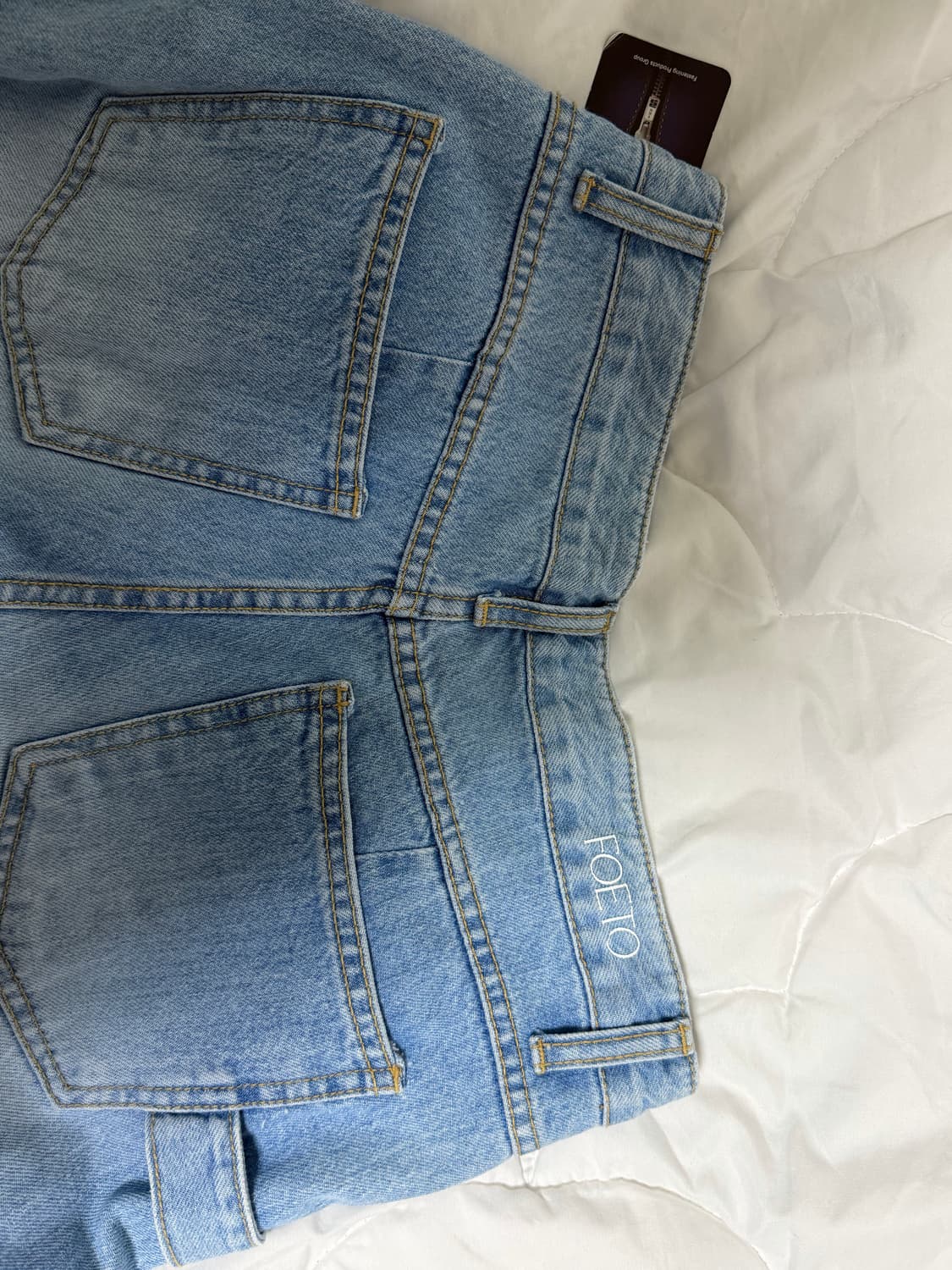 (새상품) 포에토 데님 foeto tan over denim S 상품이미지7