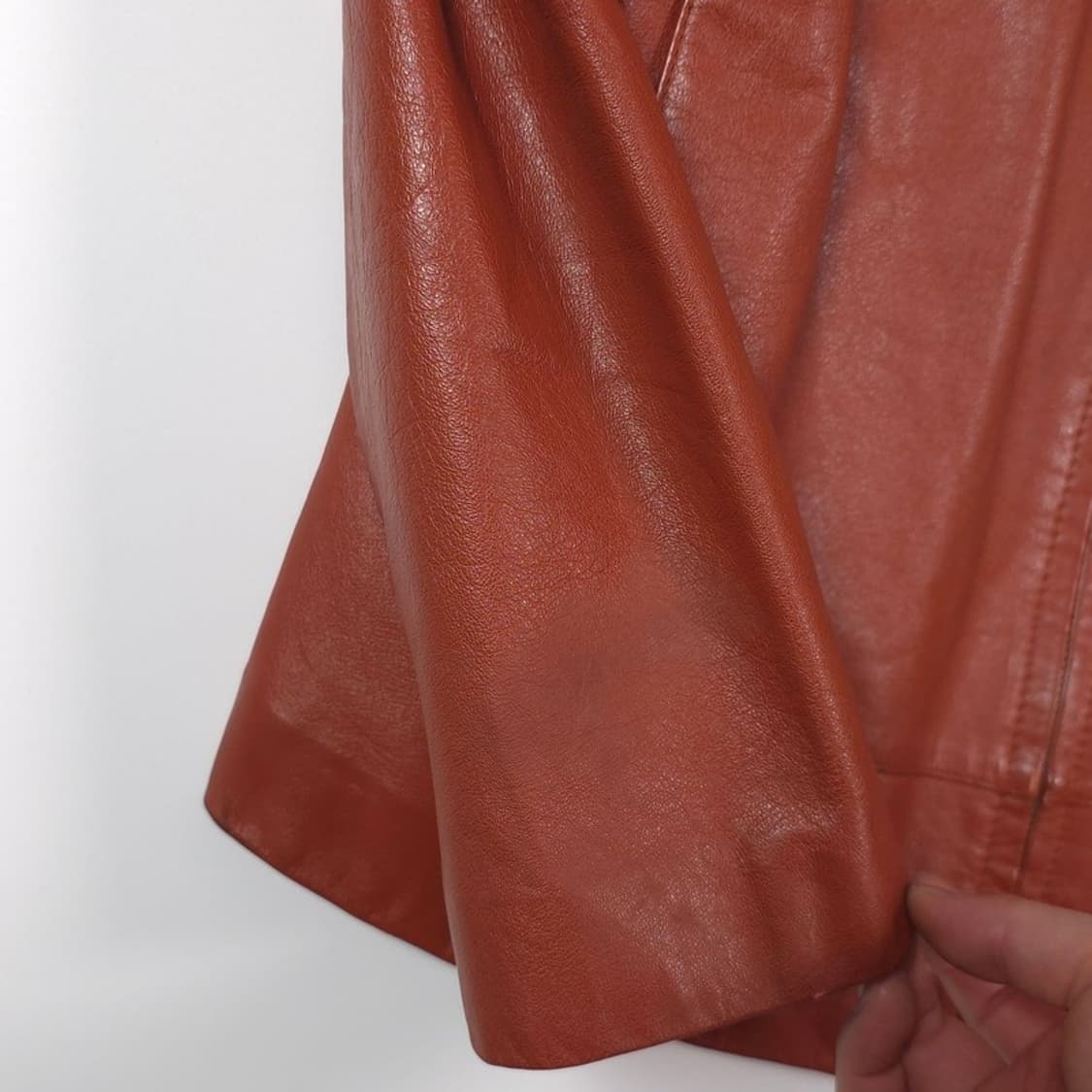 RAPISARDI 이태리 천연 양가죽 체크라이닝 자켓 66 상품이미지5