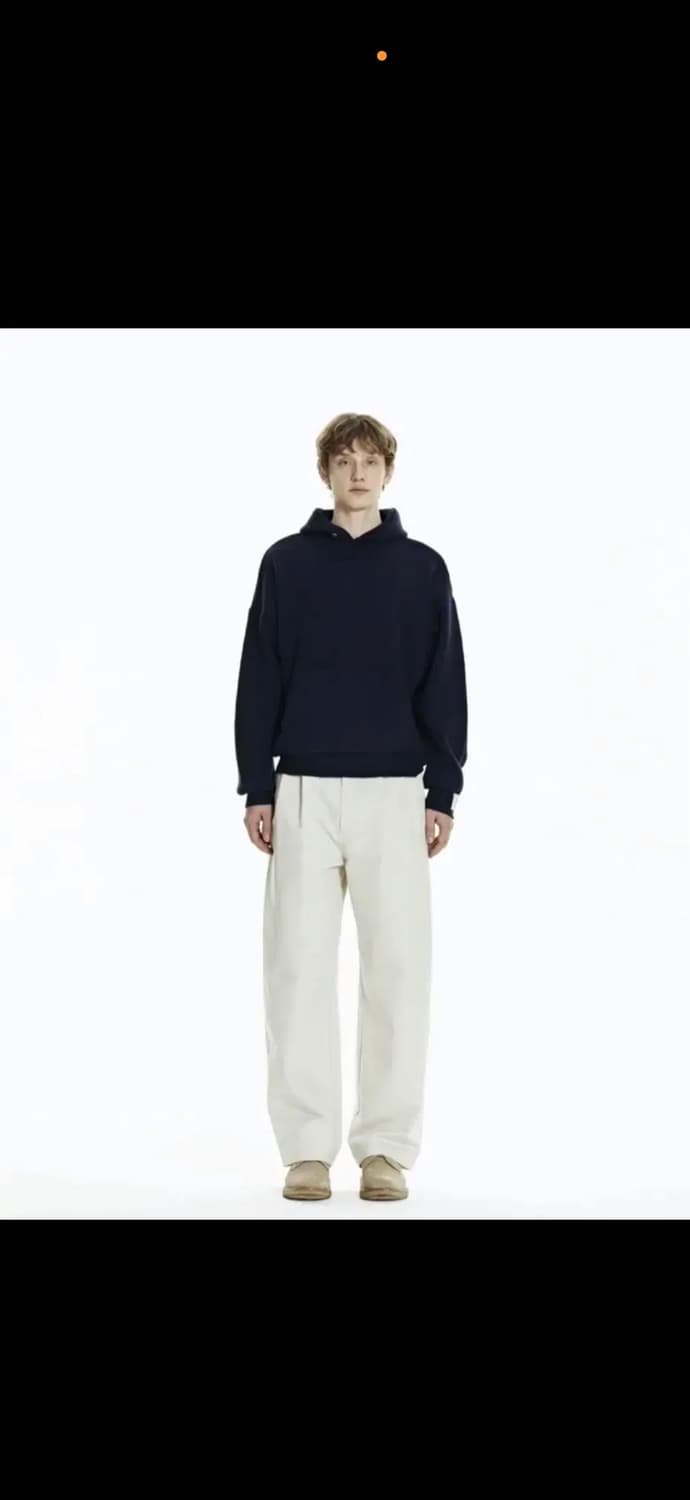 노드아카이브 ss 후드 니트 네이비 1size 상품이미지2