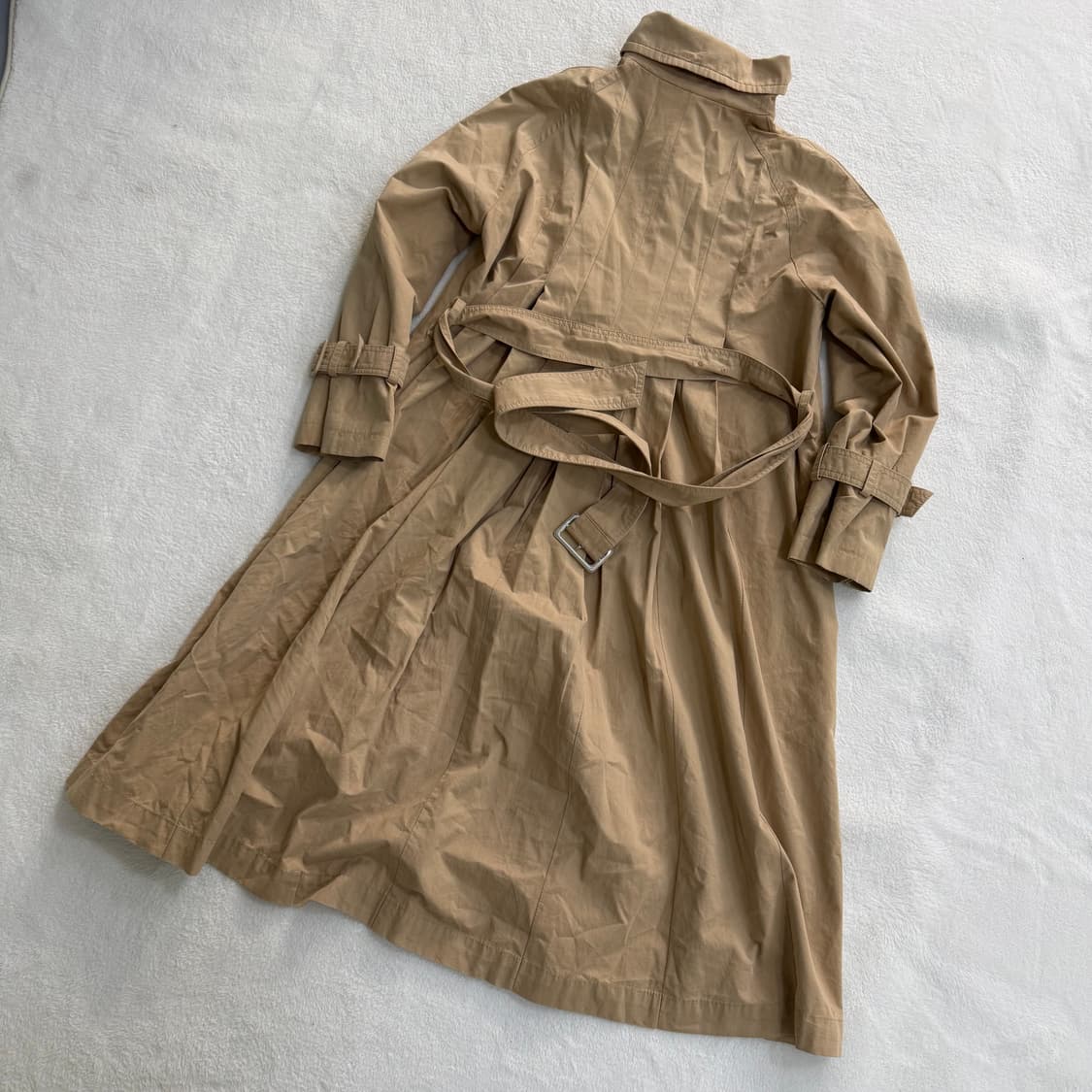 82 잇미샤 벨티드 베이지 트렌치 코트 0330T 상품이미지2