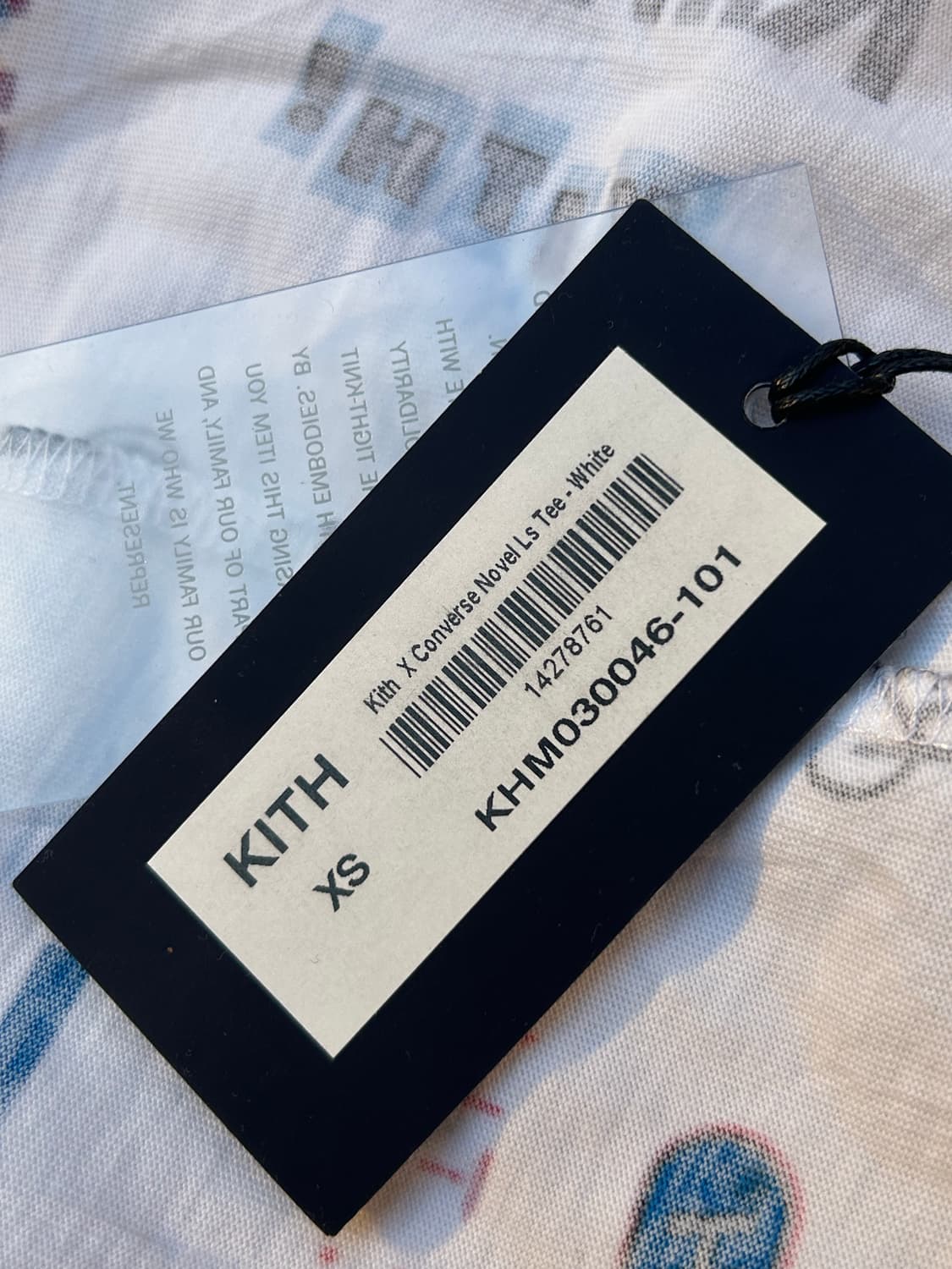 *새상품* kith X converse 멀티 로고 프린팅 롱슬리브 상품이미지5