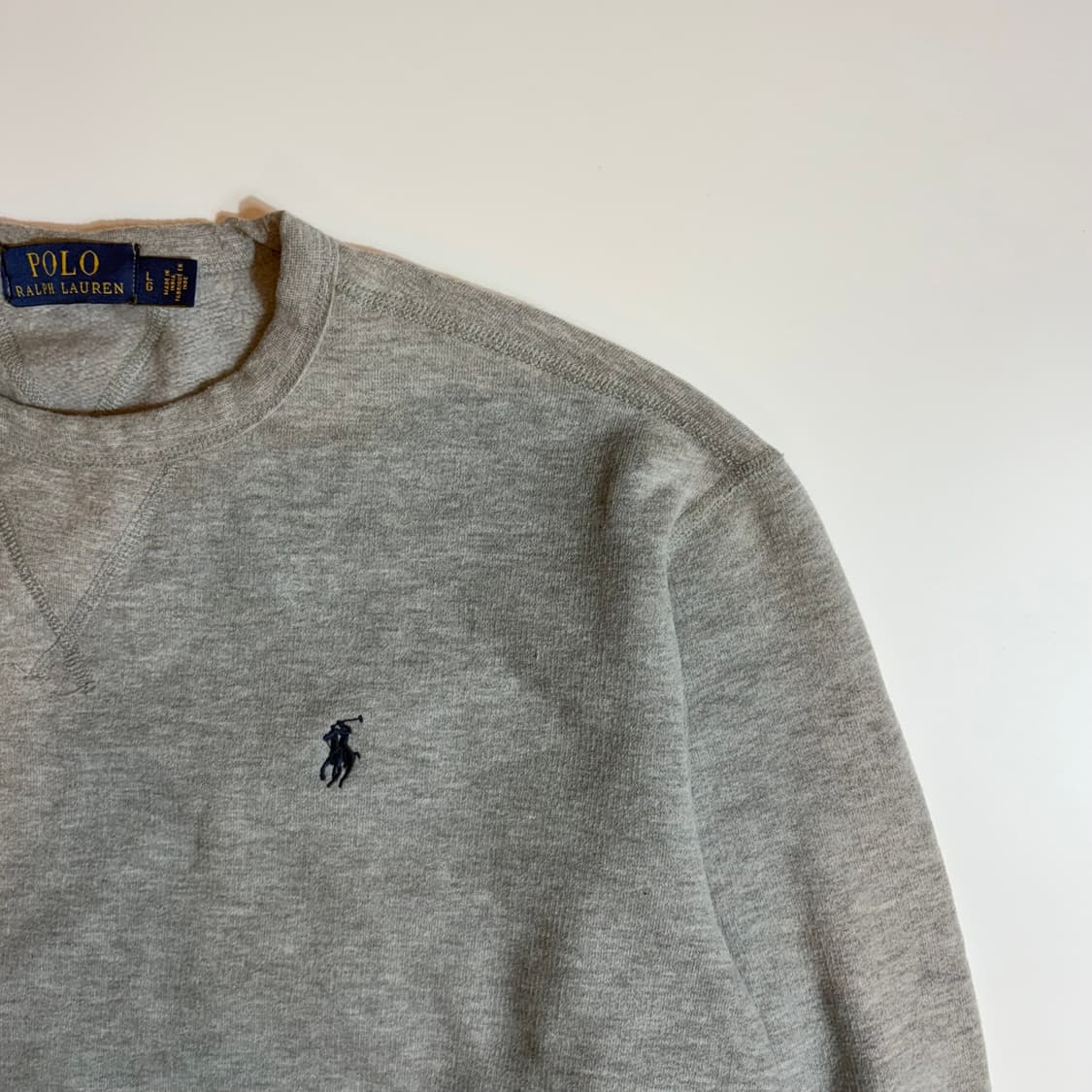 폴로 랄프로렌 그레이 맨투맨 상품이미지2
