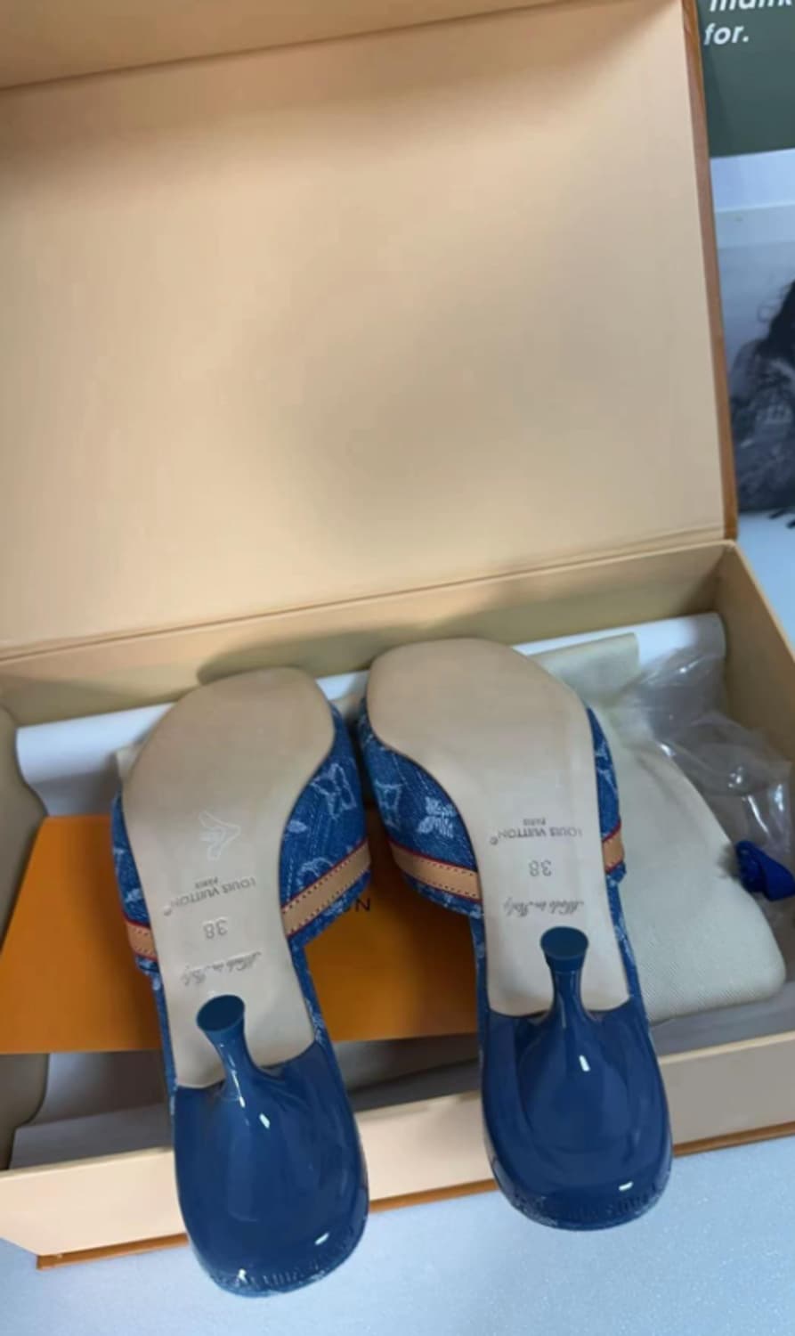 [루이;비통] 새상품 / 네오 리바이벌 데님샌들 / 약 240 사이즈 상품이미지2