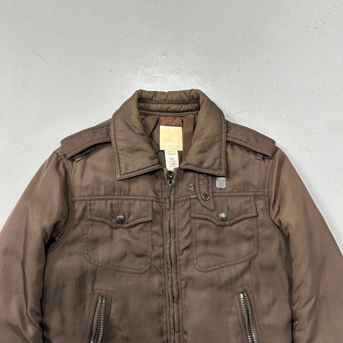 디젤 브라운 나일론 싱글자켓 상품이미지2