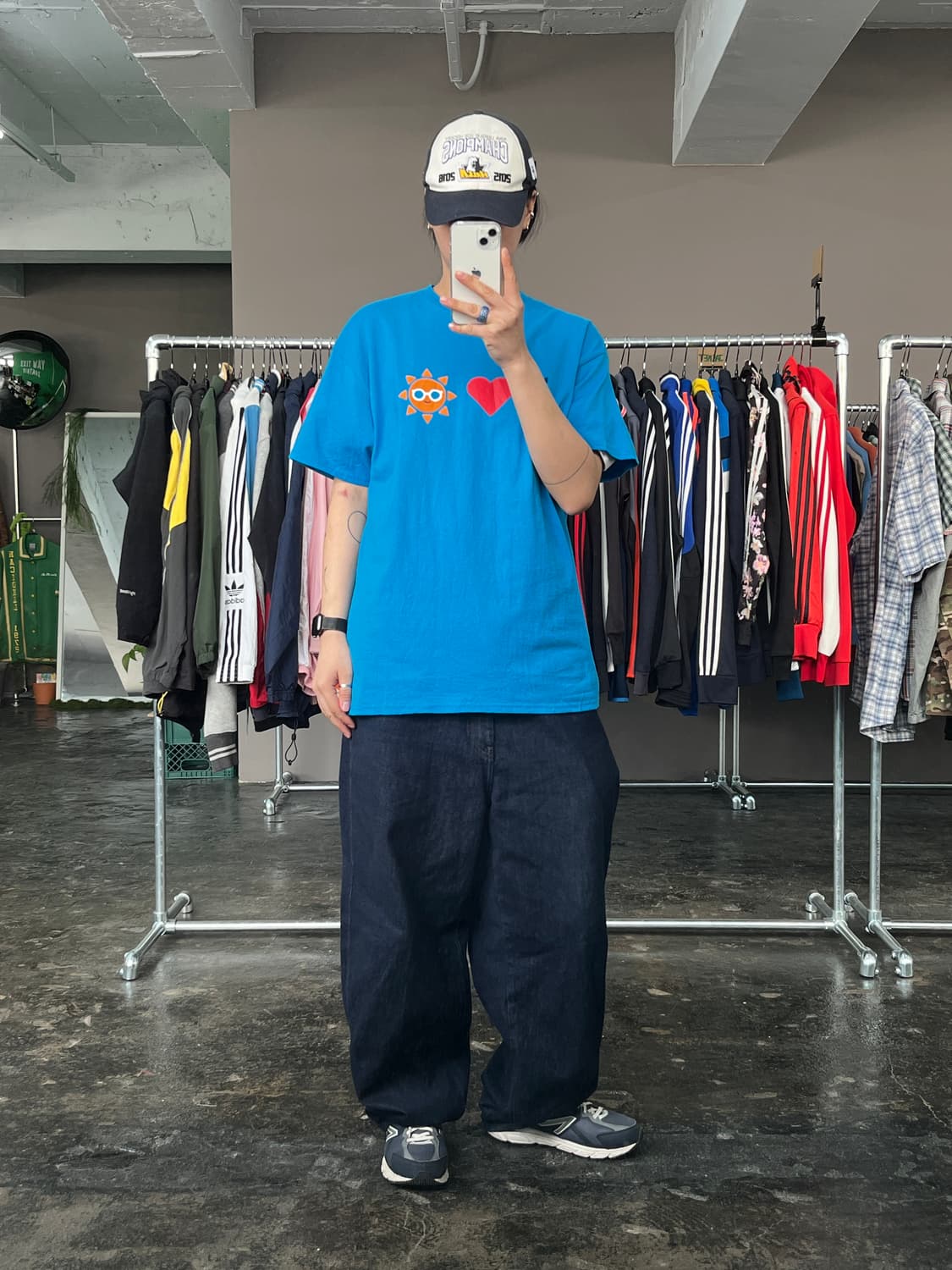 빈티지 프린팅 반팔 티셔츠 상품이미지3