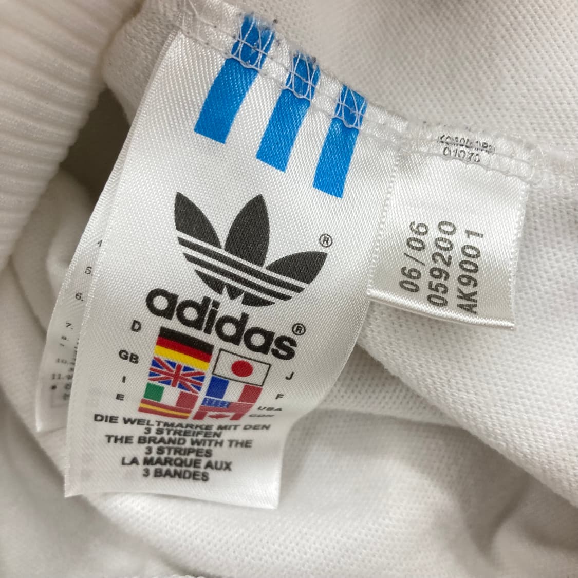 아디다스 빈티지 도쿄 화이트 삼선 트랙탑 져지 상품이미지7