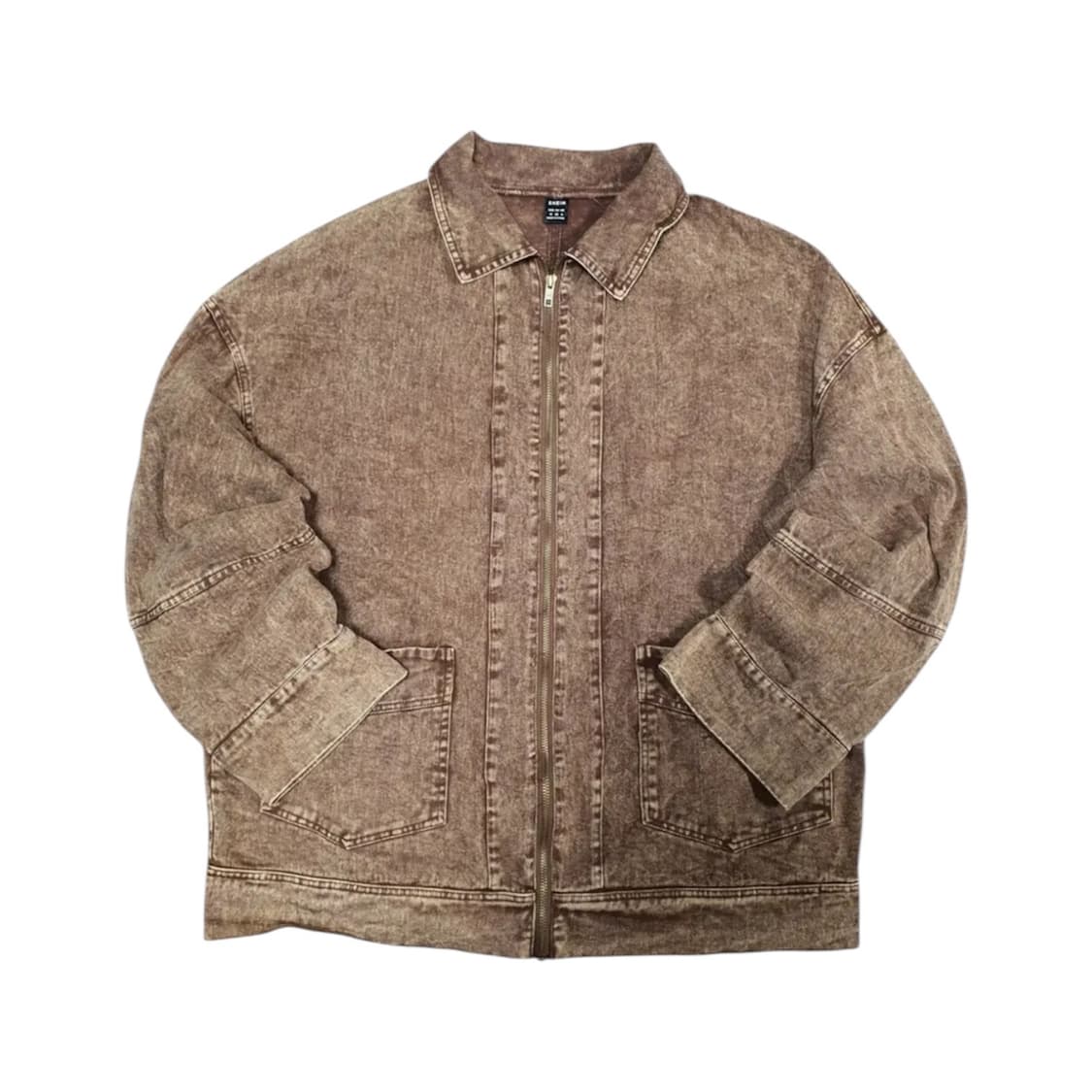 빈티지 워싱 데님 집업 자켓 상품이미지1