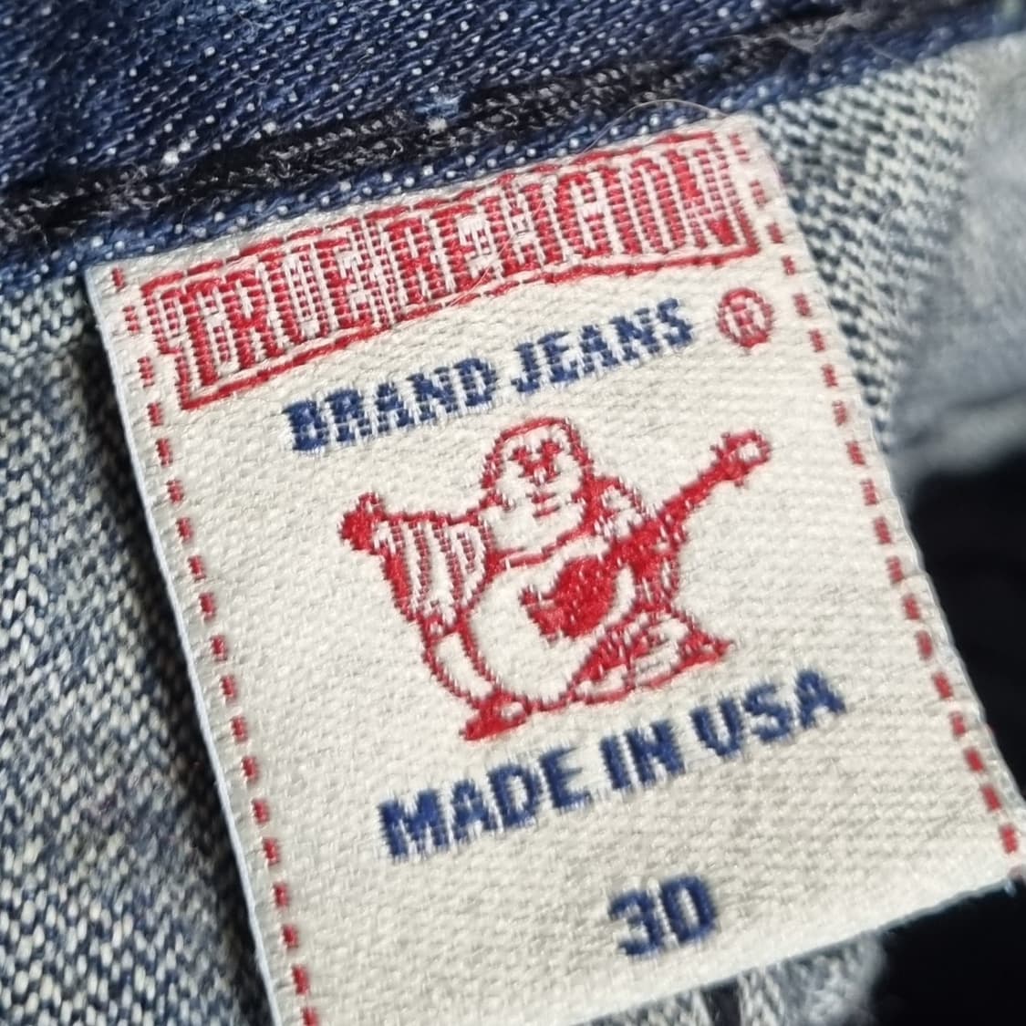 30) 트루릴리전 USA 리키수퍼티 진청바지 데님팬츠 상품이미지4