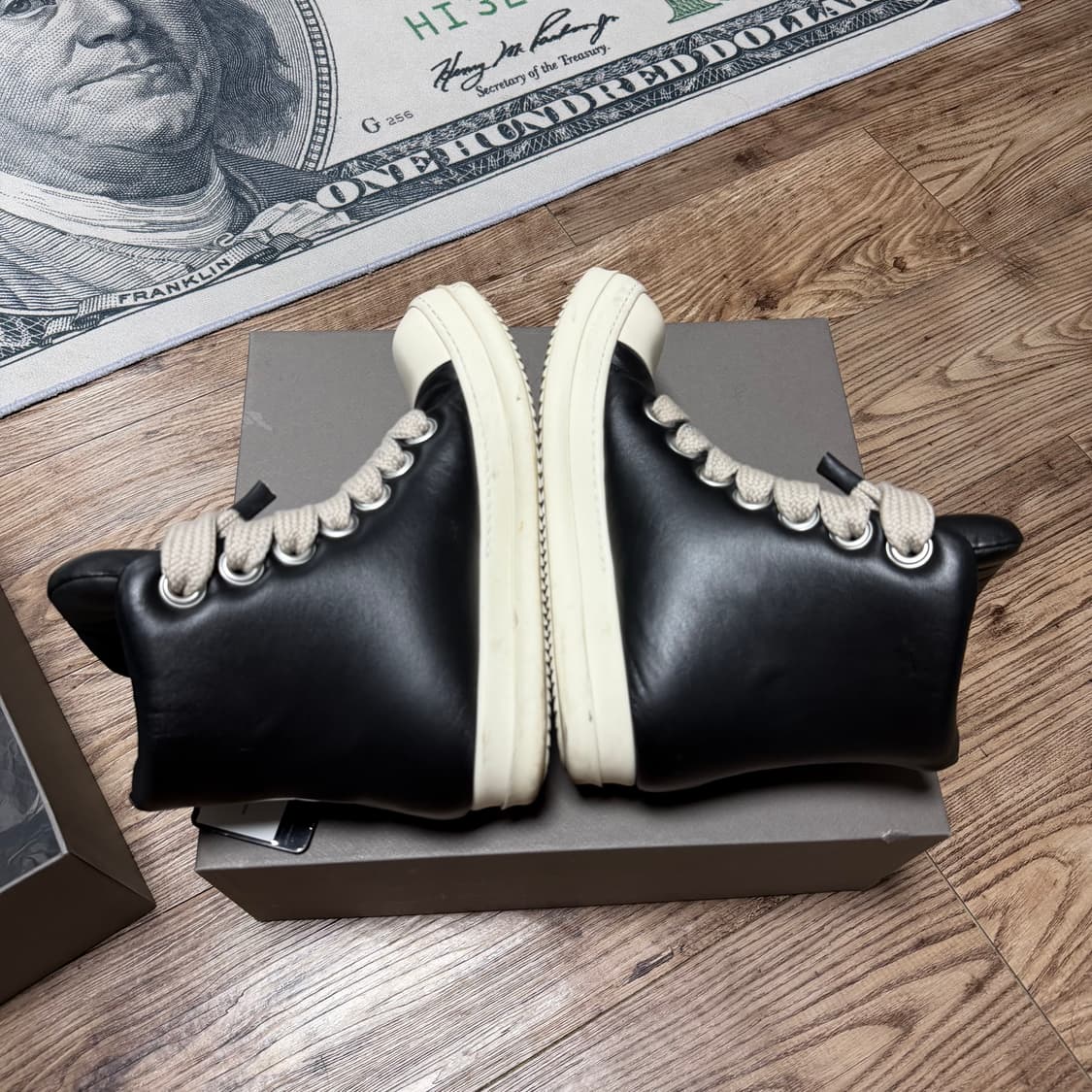 (42,신세계발)릭오웬스 점보레이스 패디드 라몬즈 상품이미지3