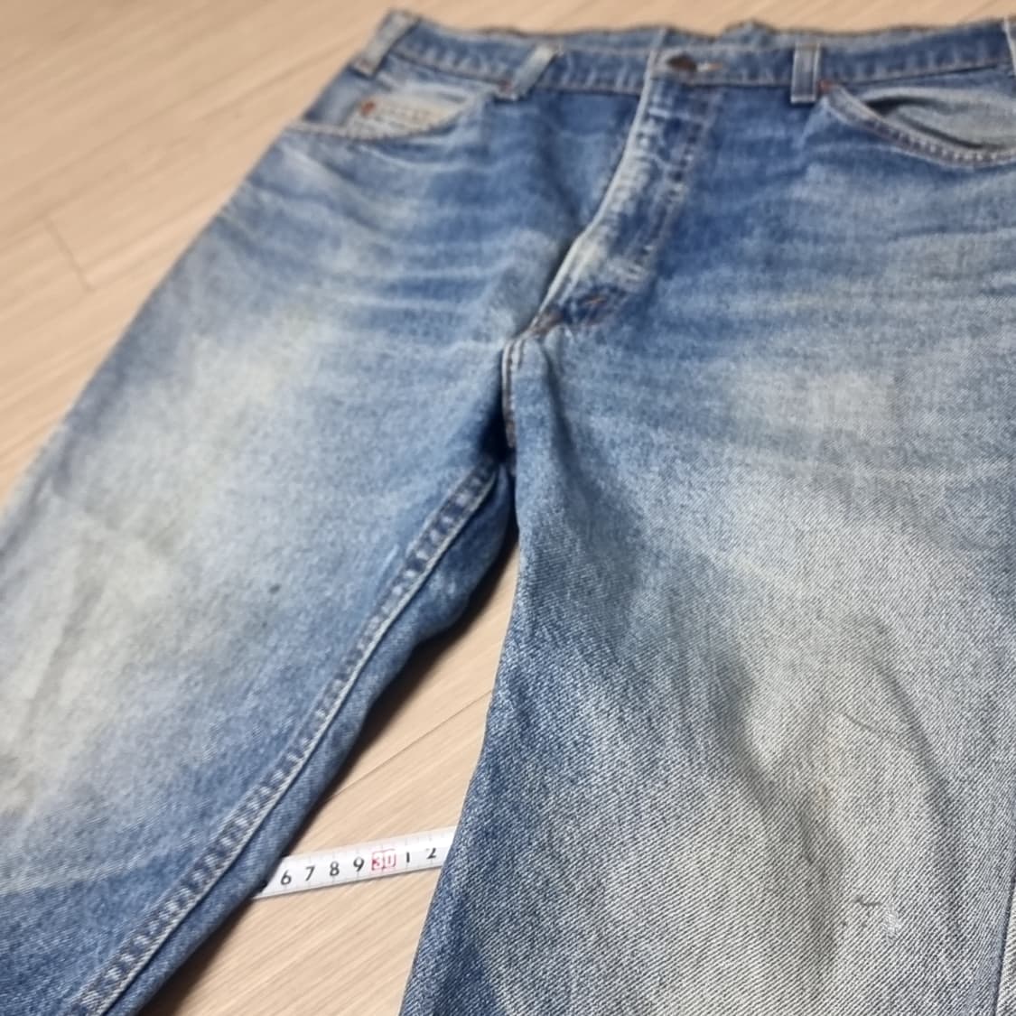 80-90년대 리바이스usa 517빈티지 워싱 데님 청바지(실측) 상품이미지6