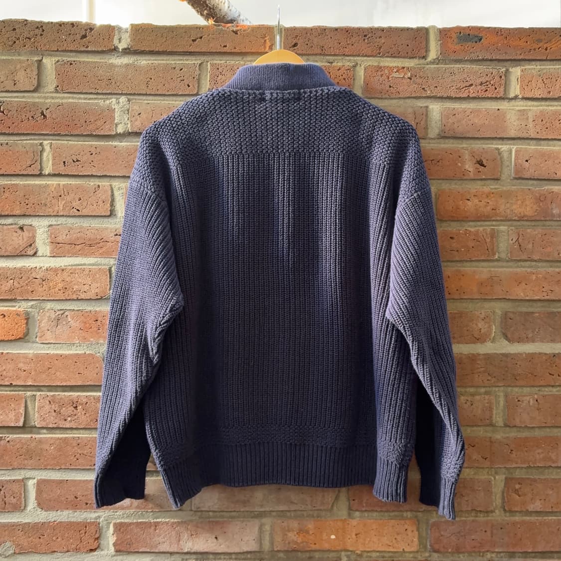 에디바우어 Eddie Bauer 하이넥 코튼 헨리 니트 스웨터 상품이미지6